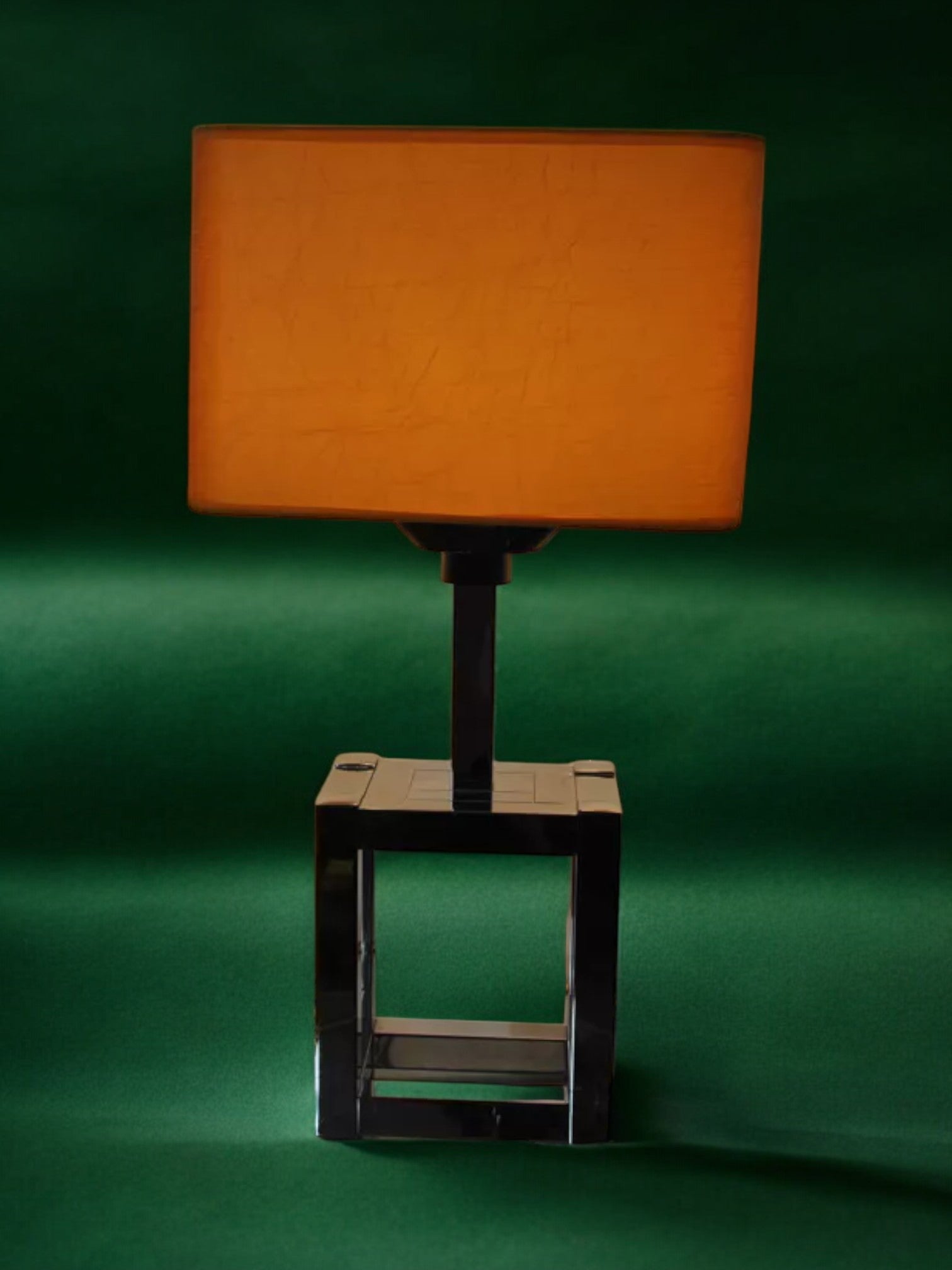 1970 Willy Rizzo Cubic Table Lamp for Lumica, Italy