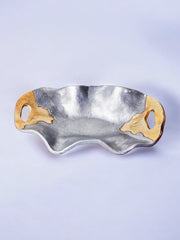 Brutalist pocket tray by Arte3, Spain, 1980
