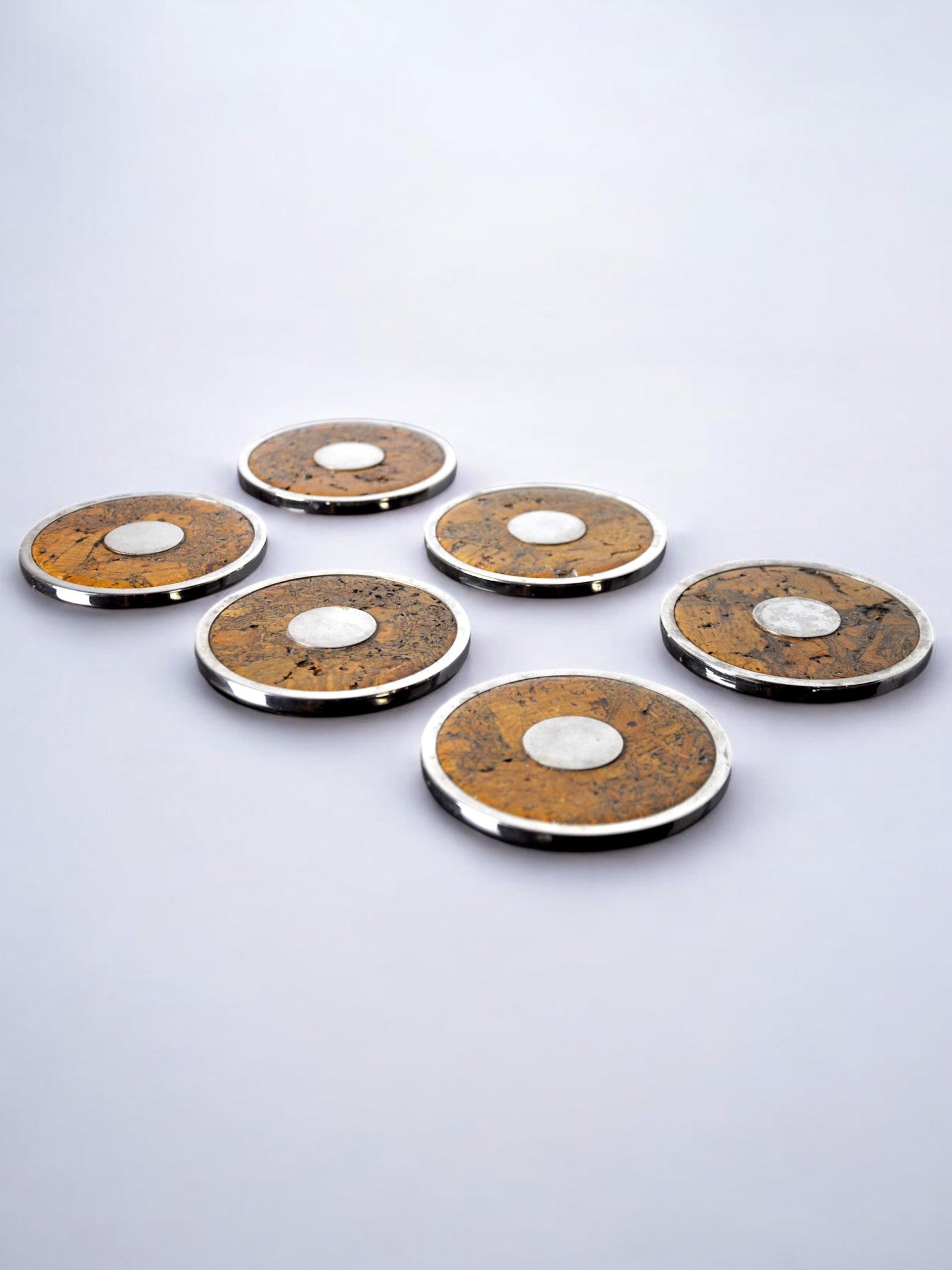 Set of 6 coasters Valenti Spain 1970