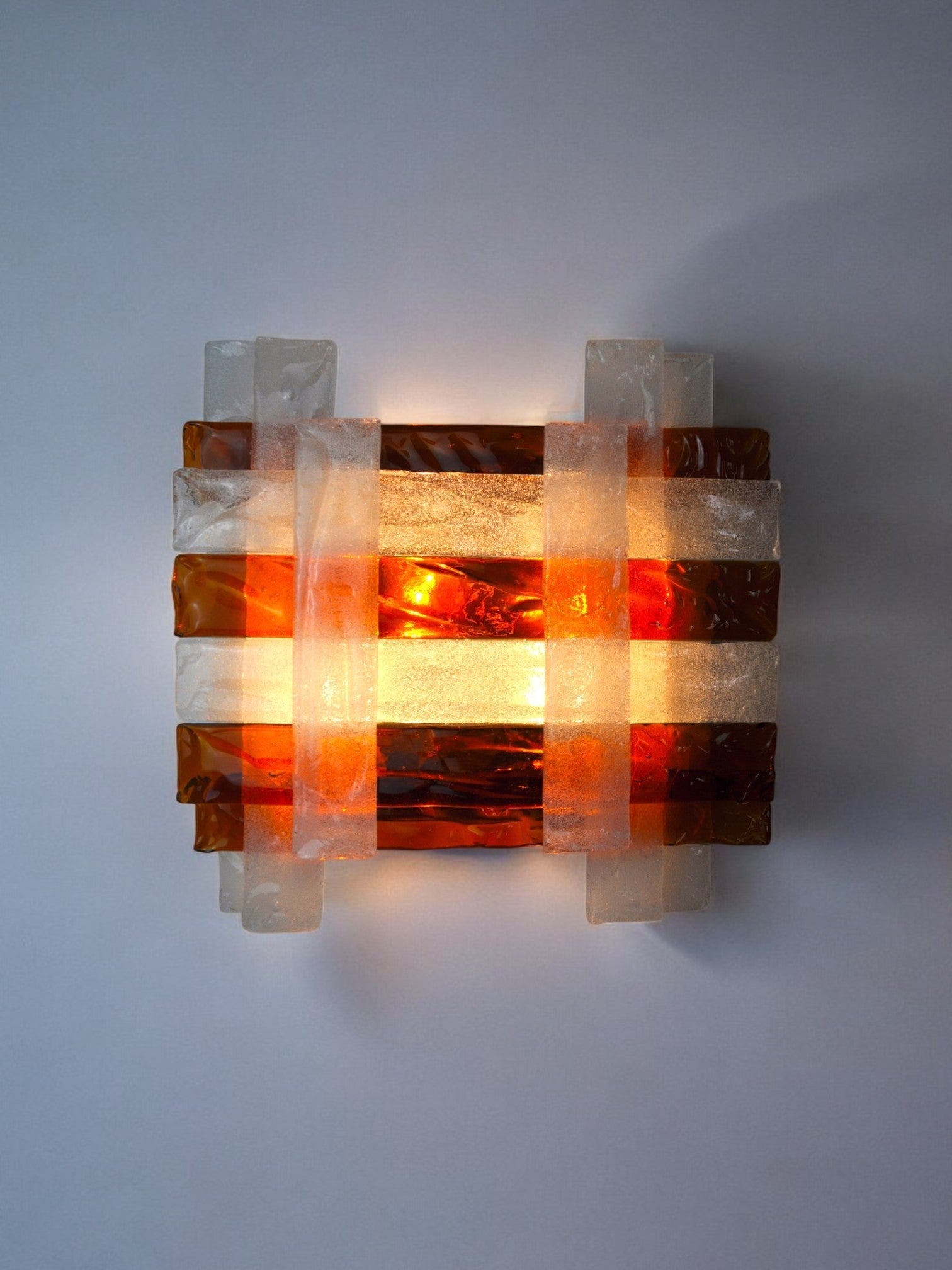 Poliarte wall lamp by Albano Poli, 1970, Murano Italy