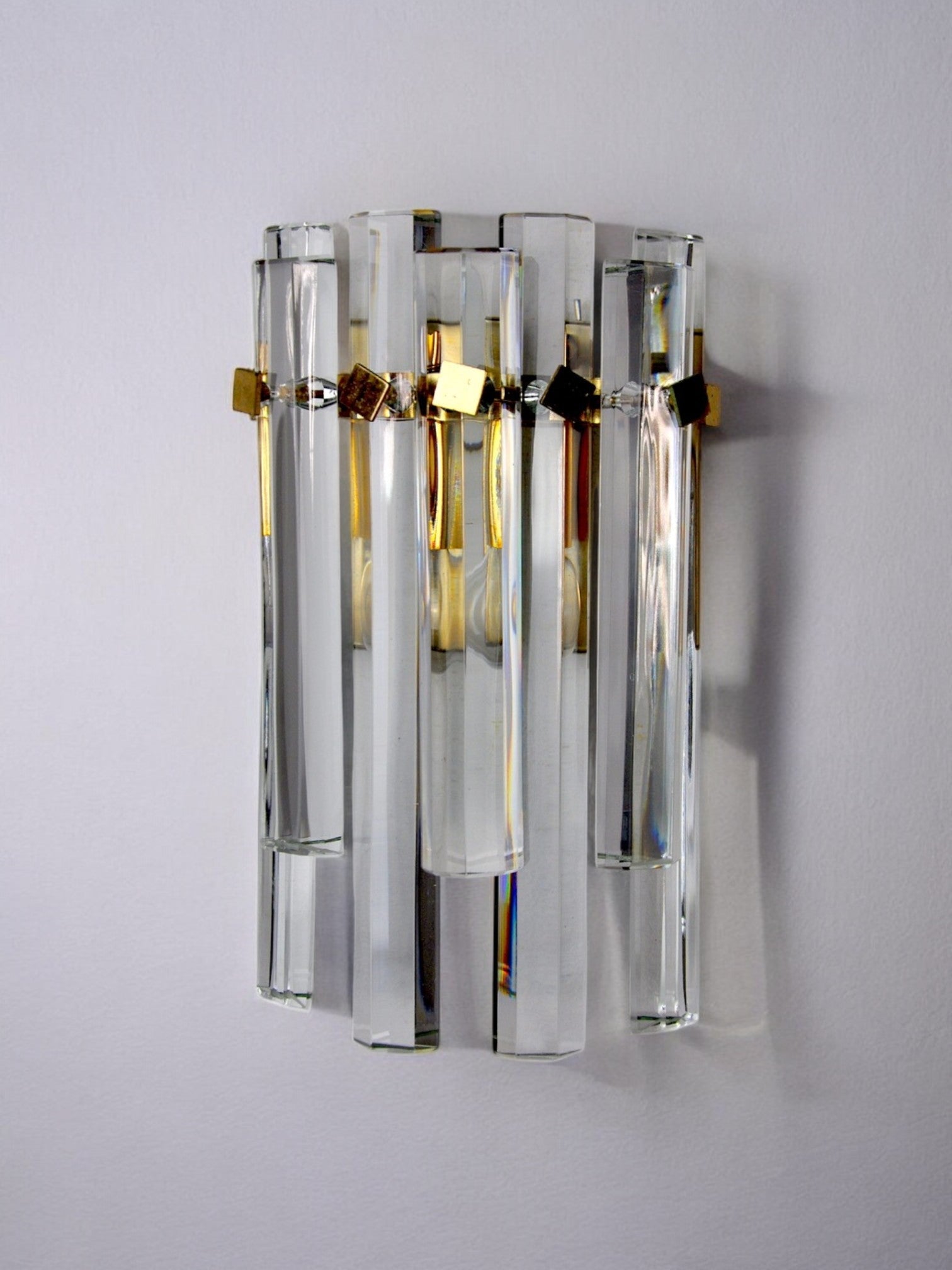 Venini wall lamp for Carmer, Italy, 1970s