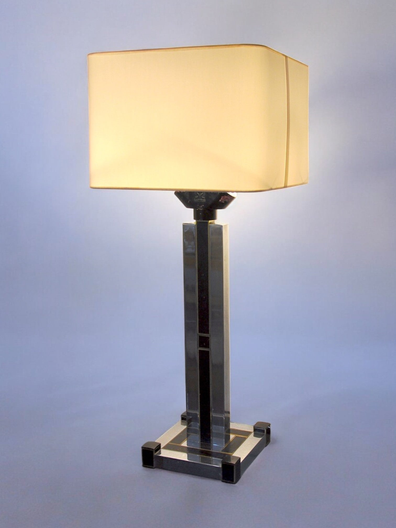 Bd Lumica Regency Cubic Table Lamp, Italy, 1980