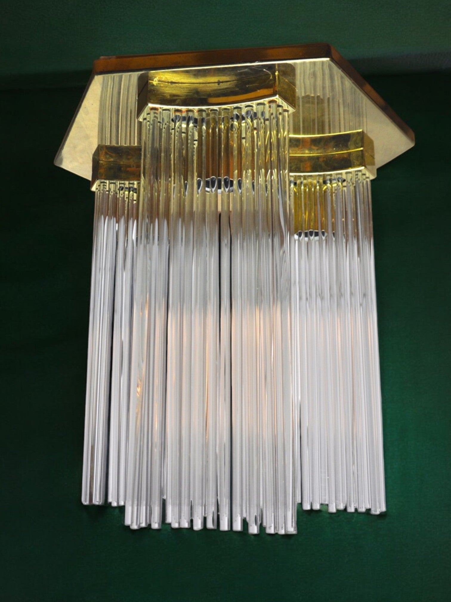 Ceiling lamp from the Sciolari house Italy 1970