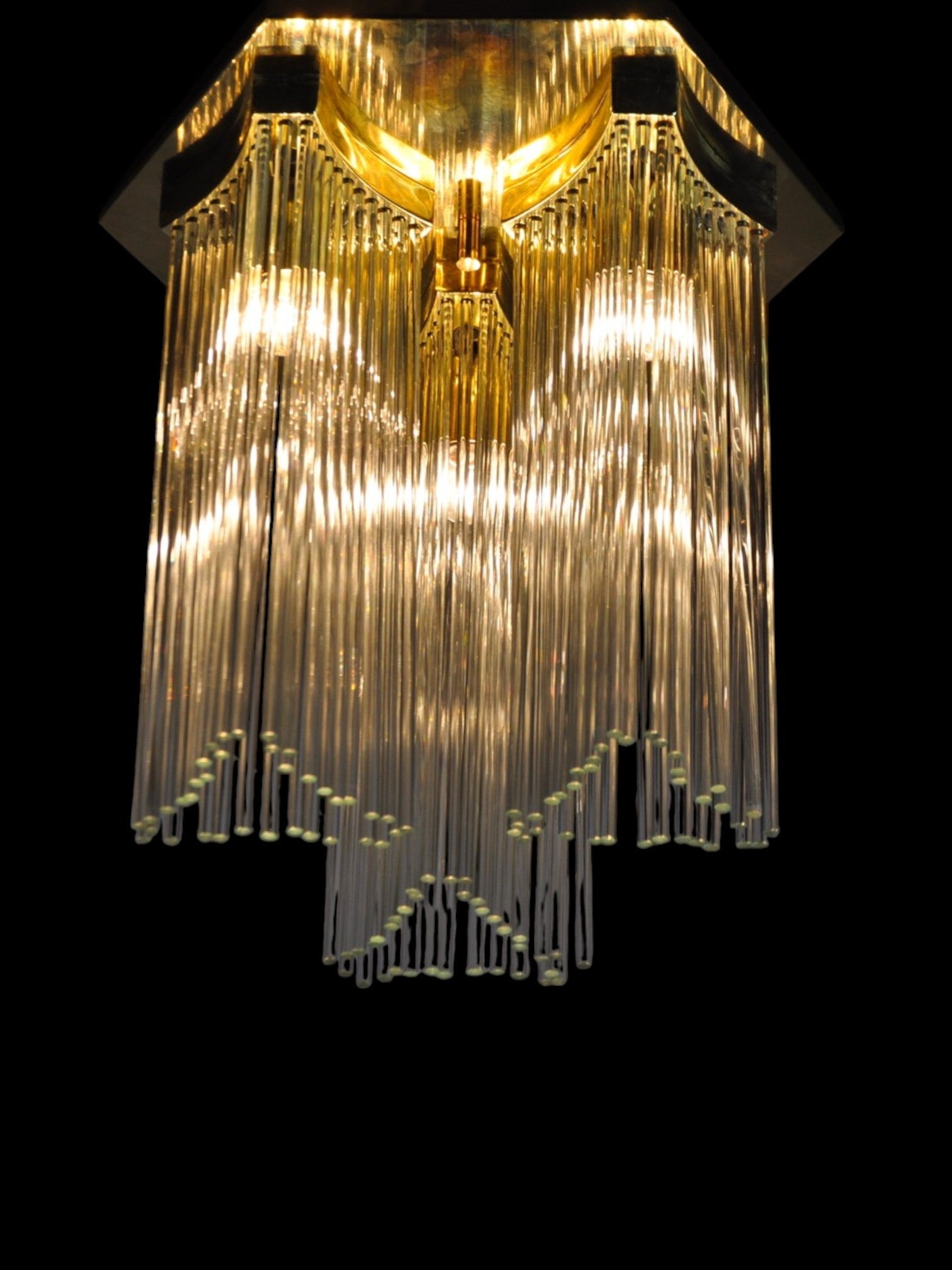 Ceiling lamp from the Sciolari house Italy 1970
