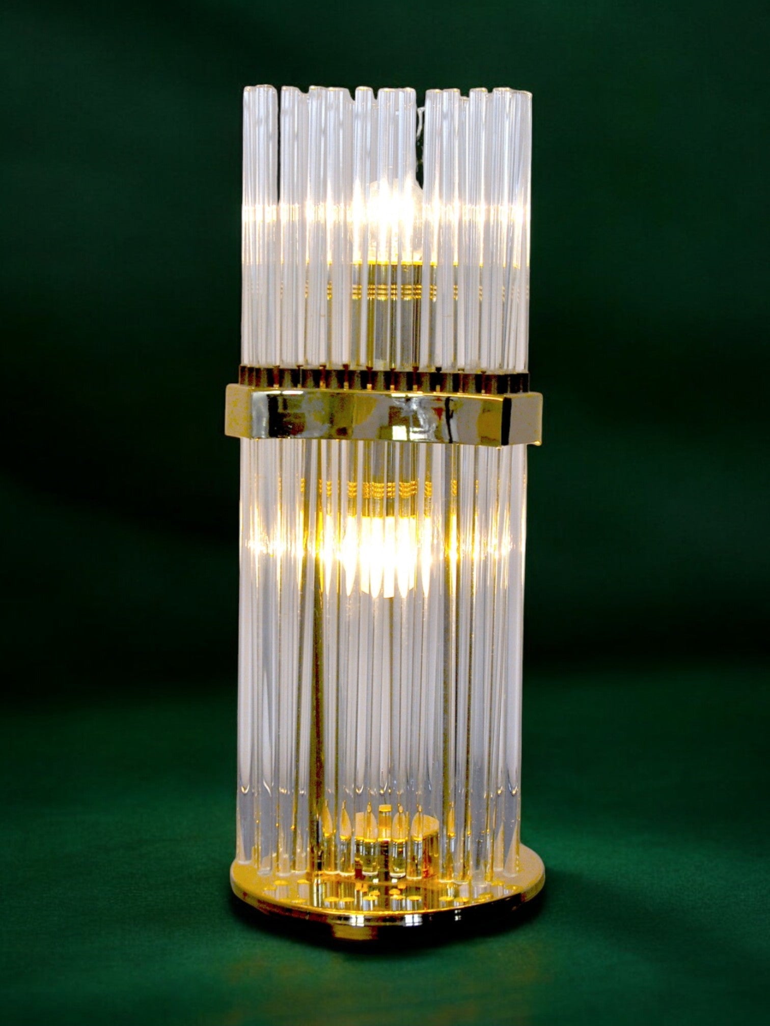 Sciolari tubular table lamp for Lightolier, 1970, Italy