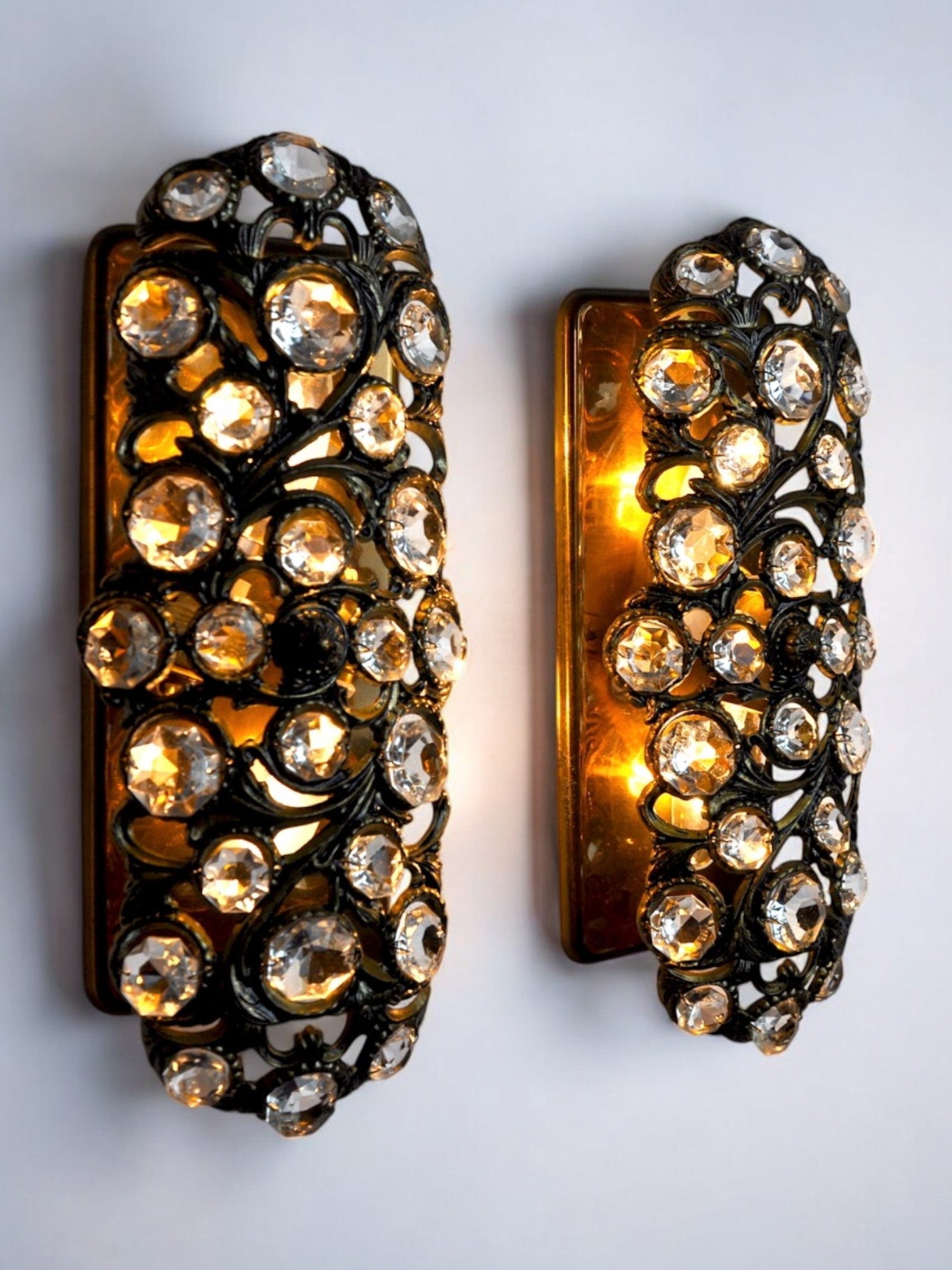 Pair of Palwa sconces by Ernest Palm, 1960s, Spain