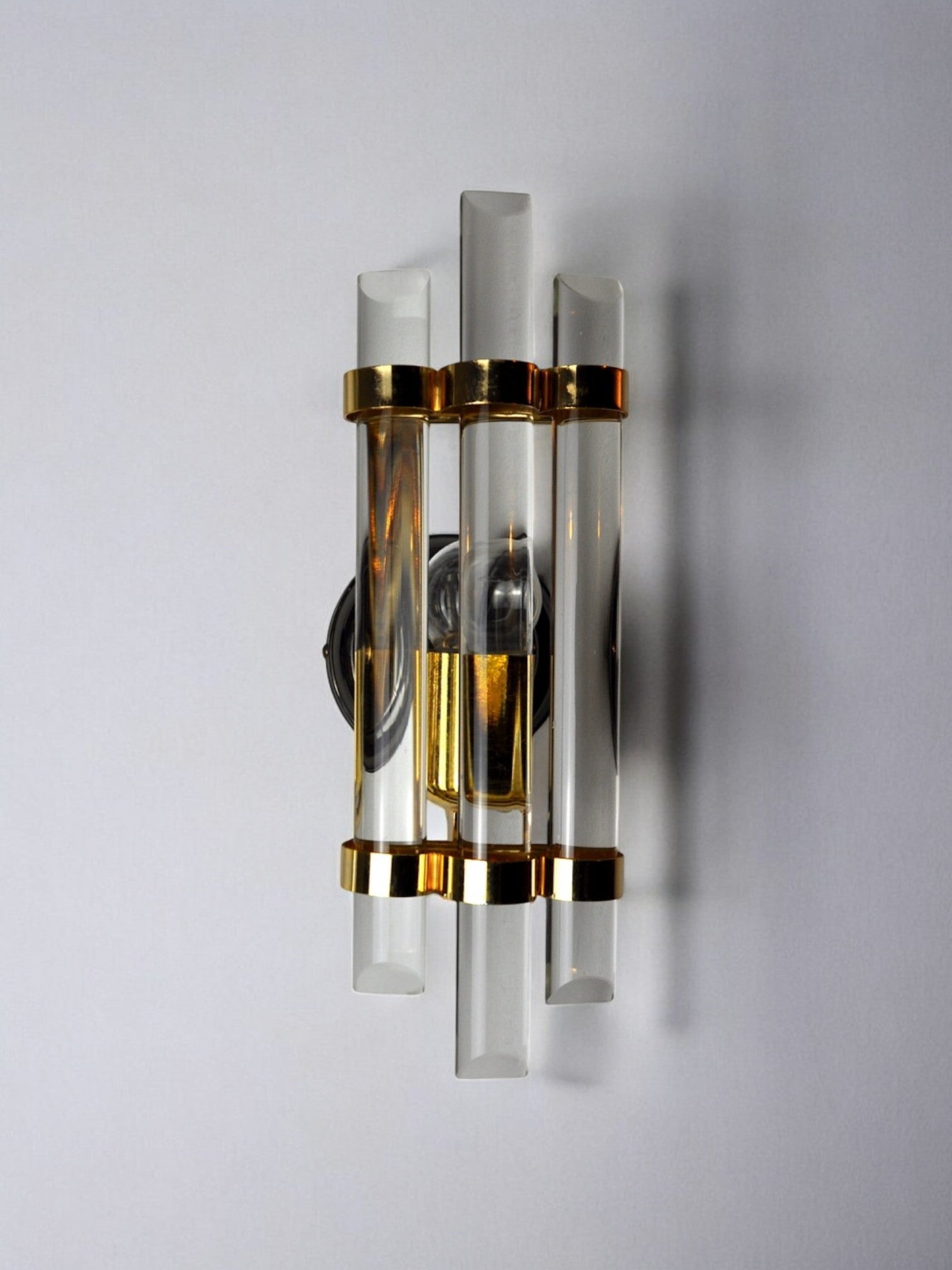 Venini wall lamp, murano glass, Italy, 1970s
