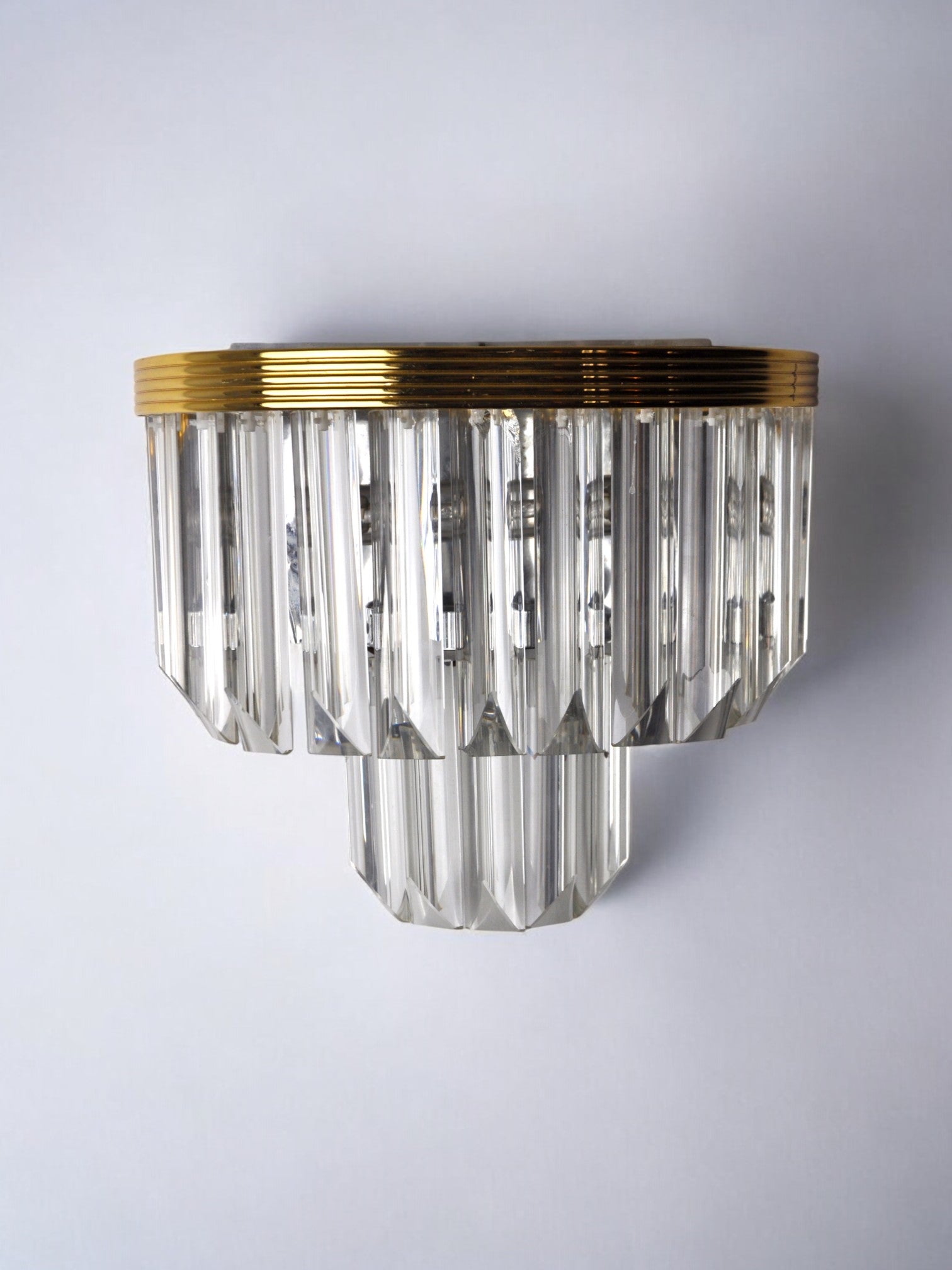 Venini wall light, 2 levels, Italy, 1970