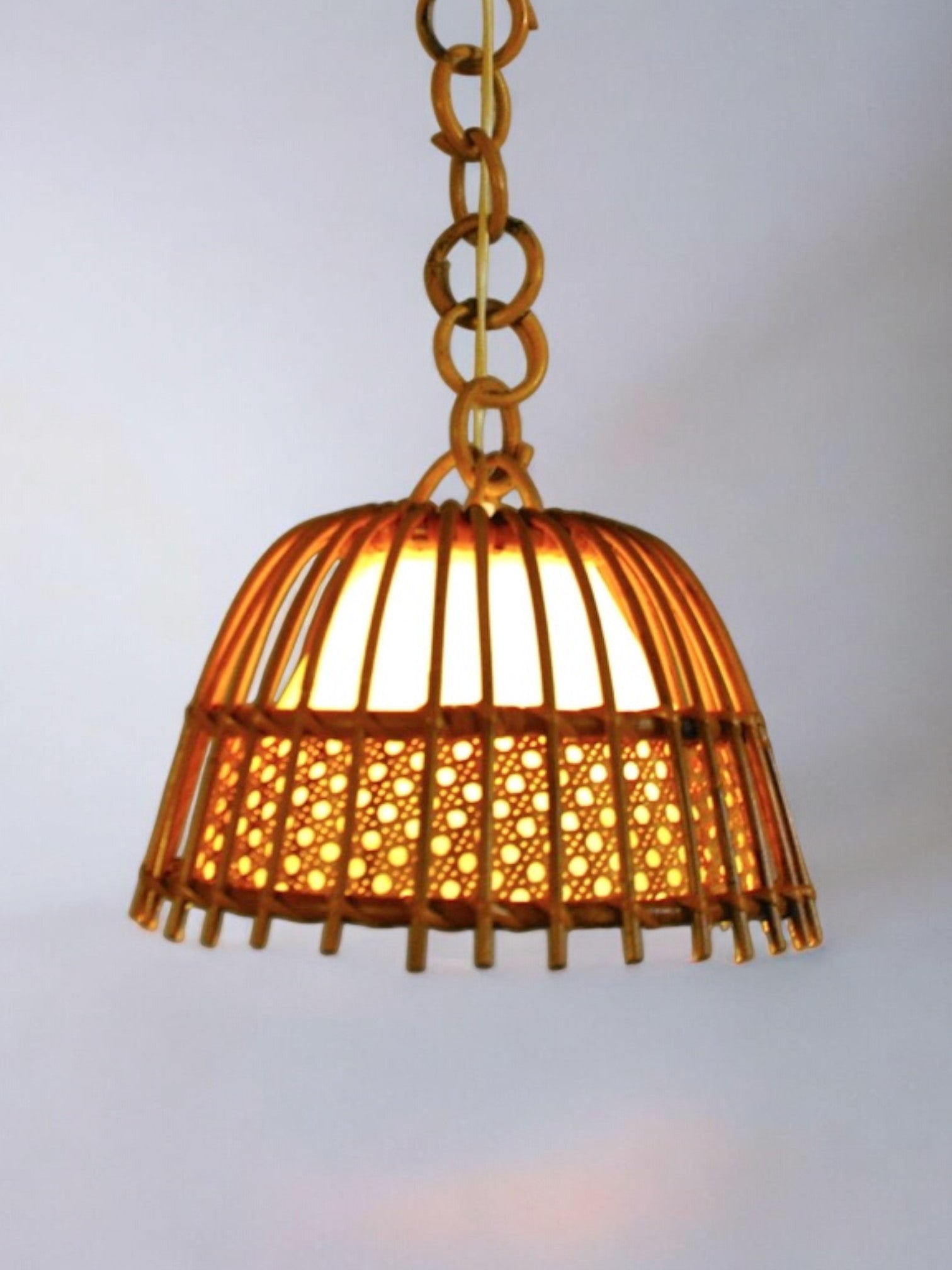 Rattan suspension, France, 1960