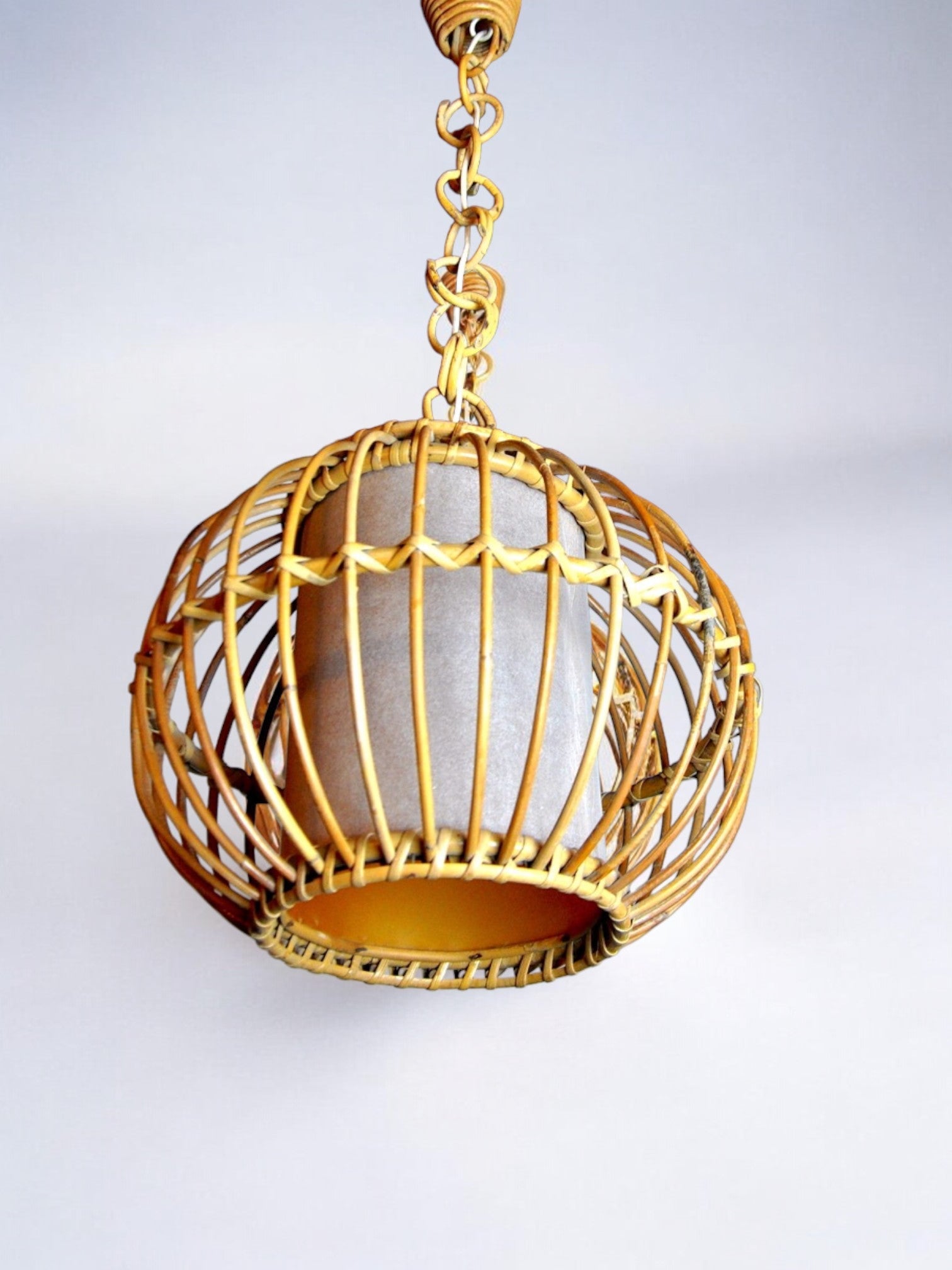 Rattan suspension, France, 1960