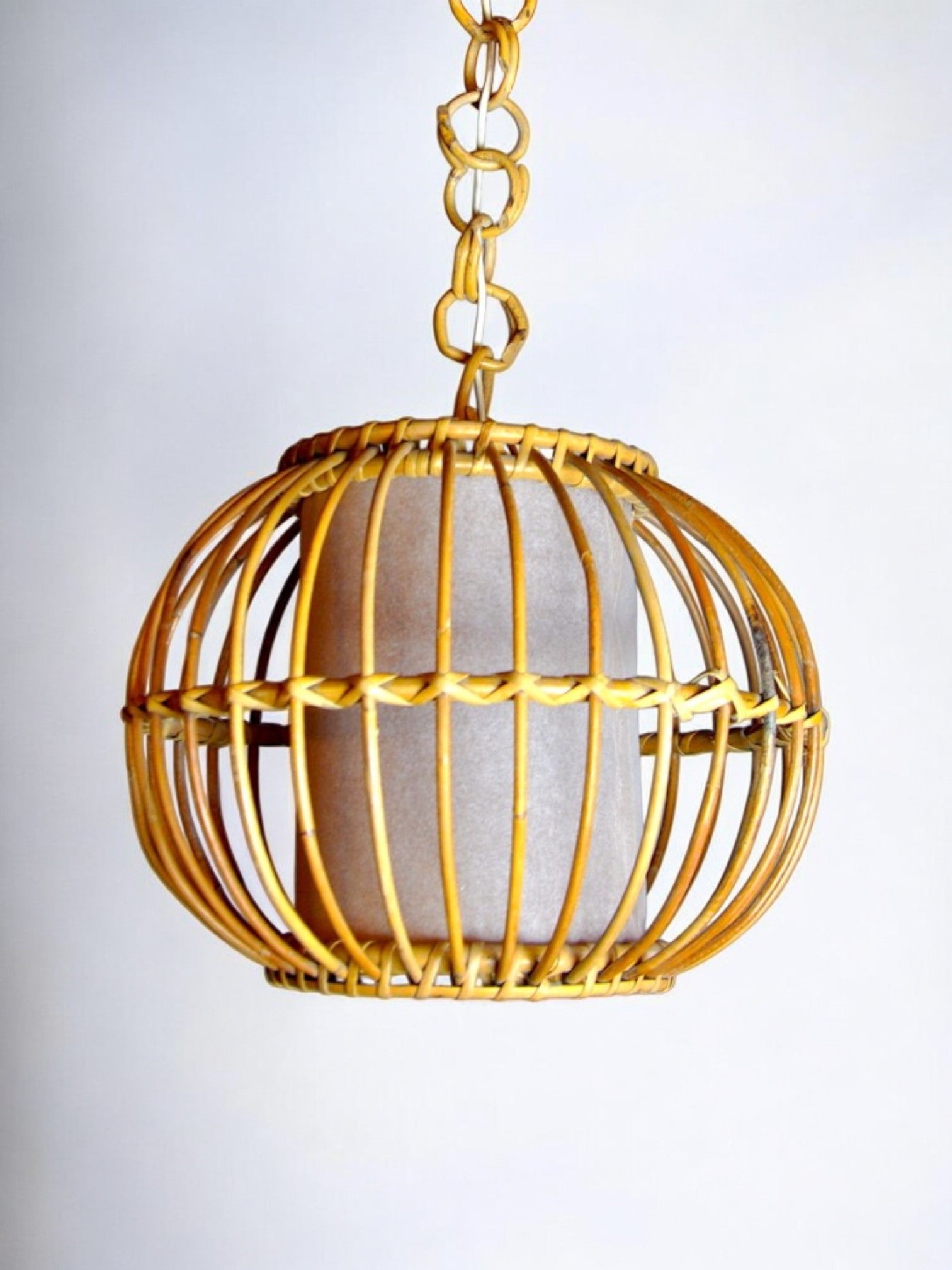 Rattan suspension, France, 1960