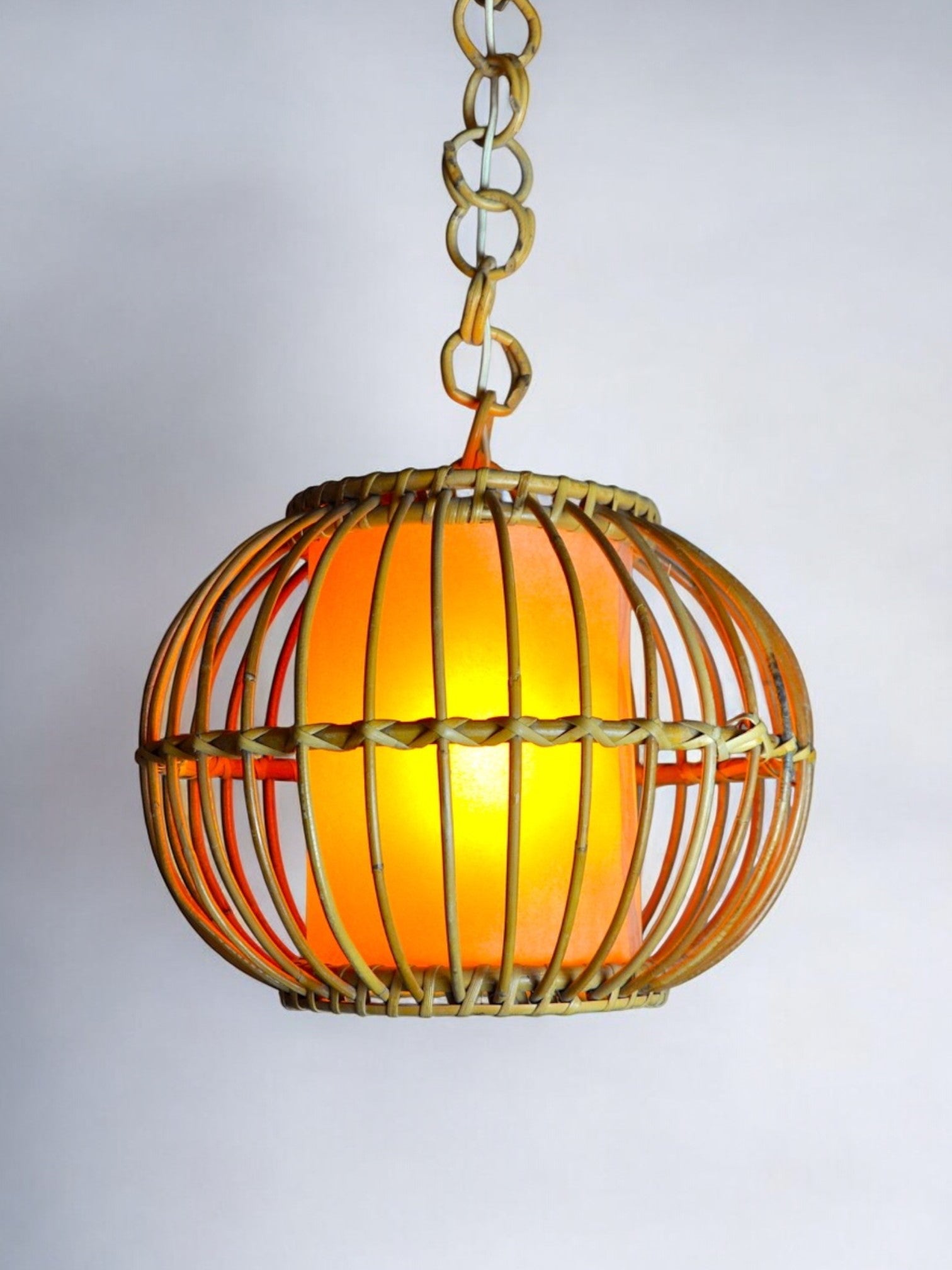 Rattan suspension, France, 1960