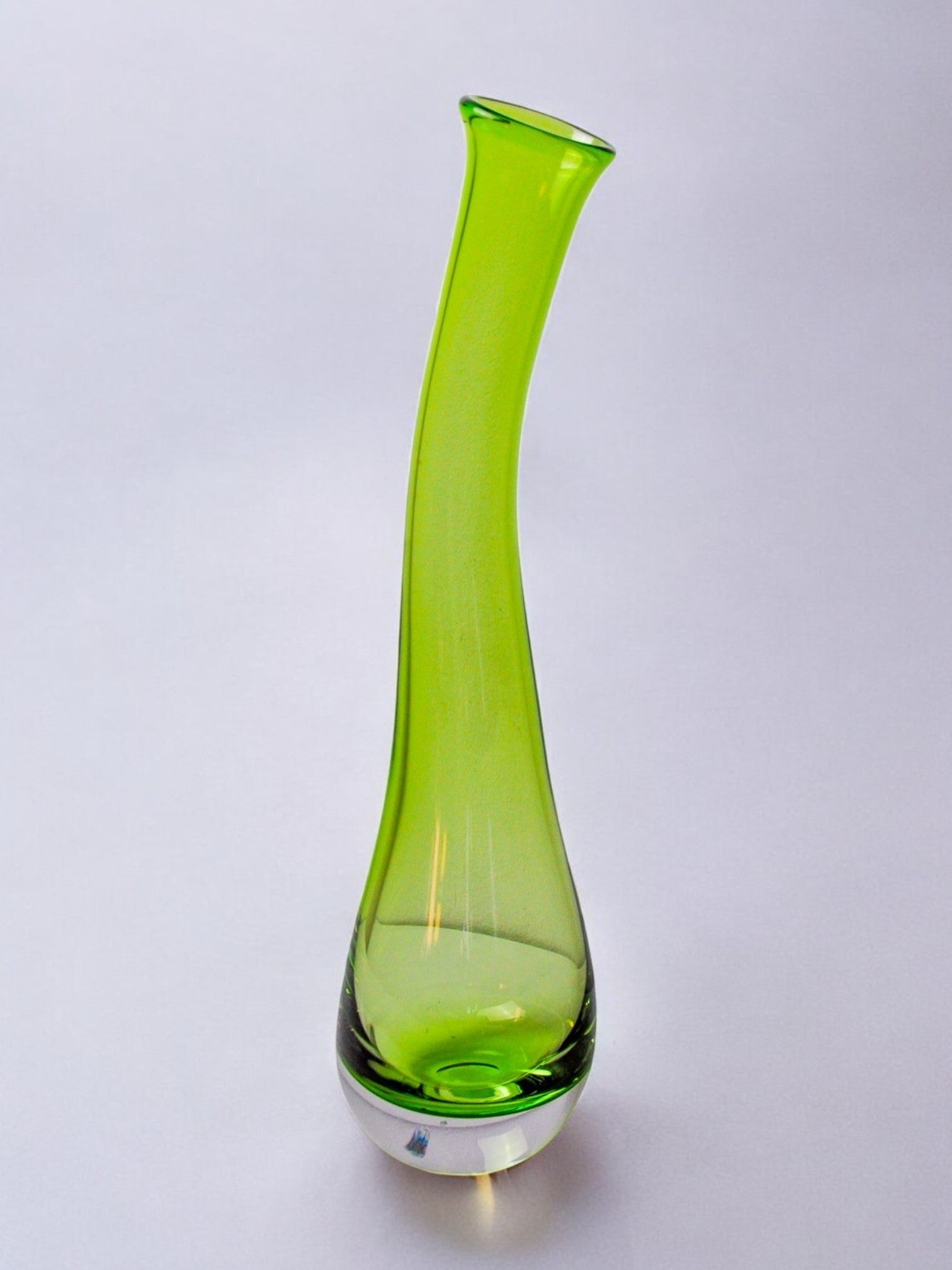 Green sommerso vase XL by seguso, Italy, 1970