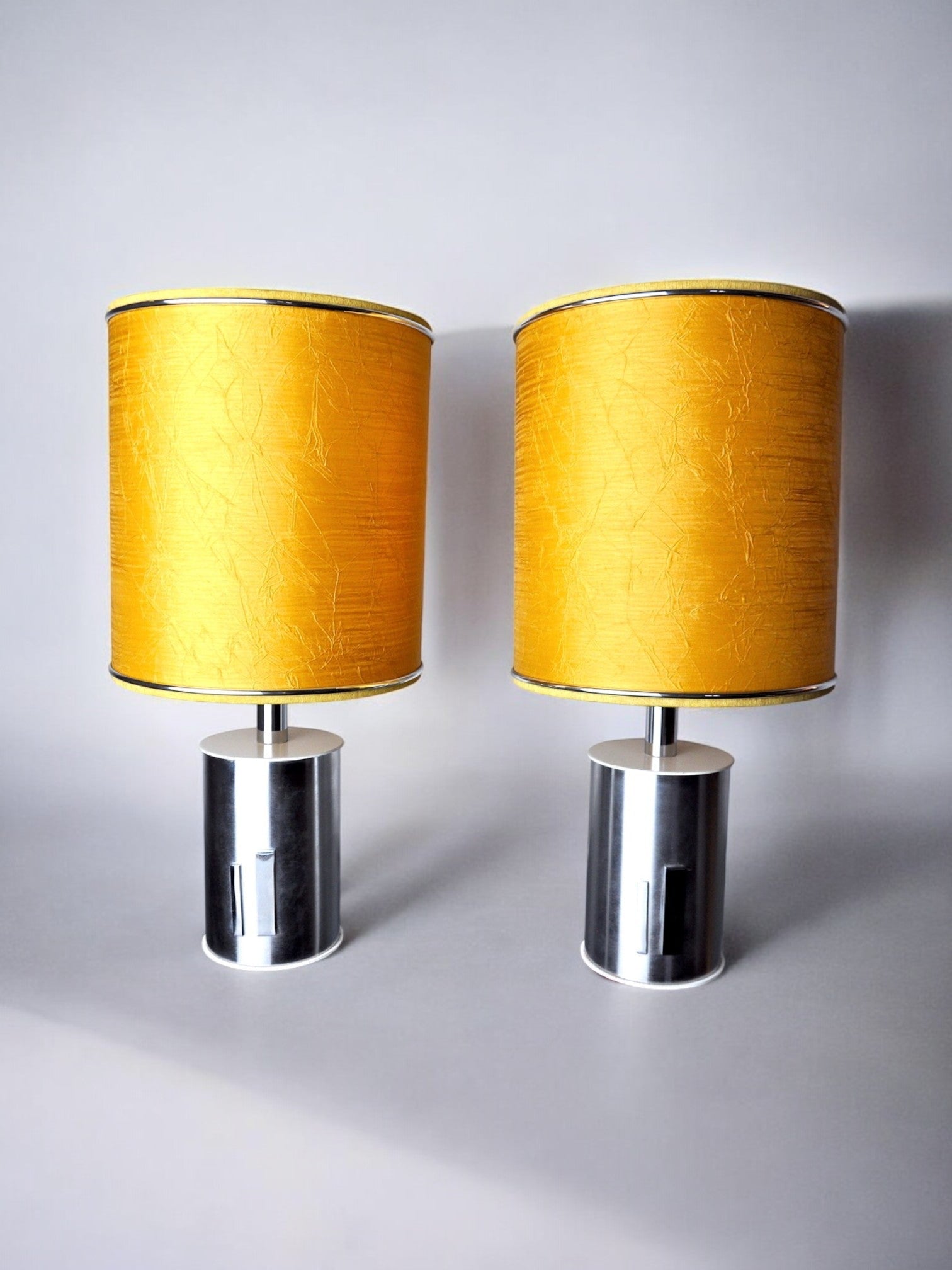 Pair of futuristic lamps by Marca SL, Spain, 1970s