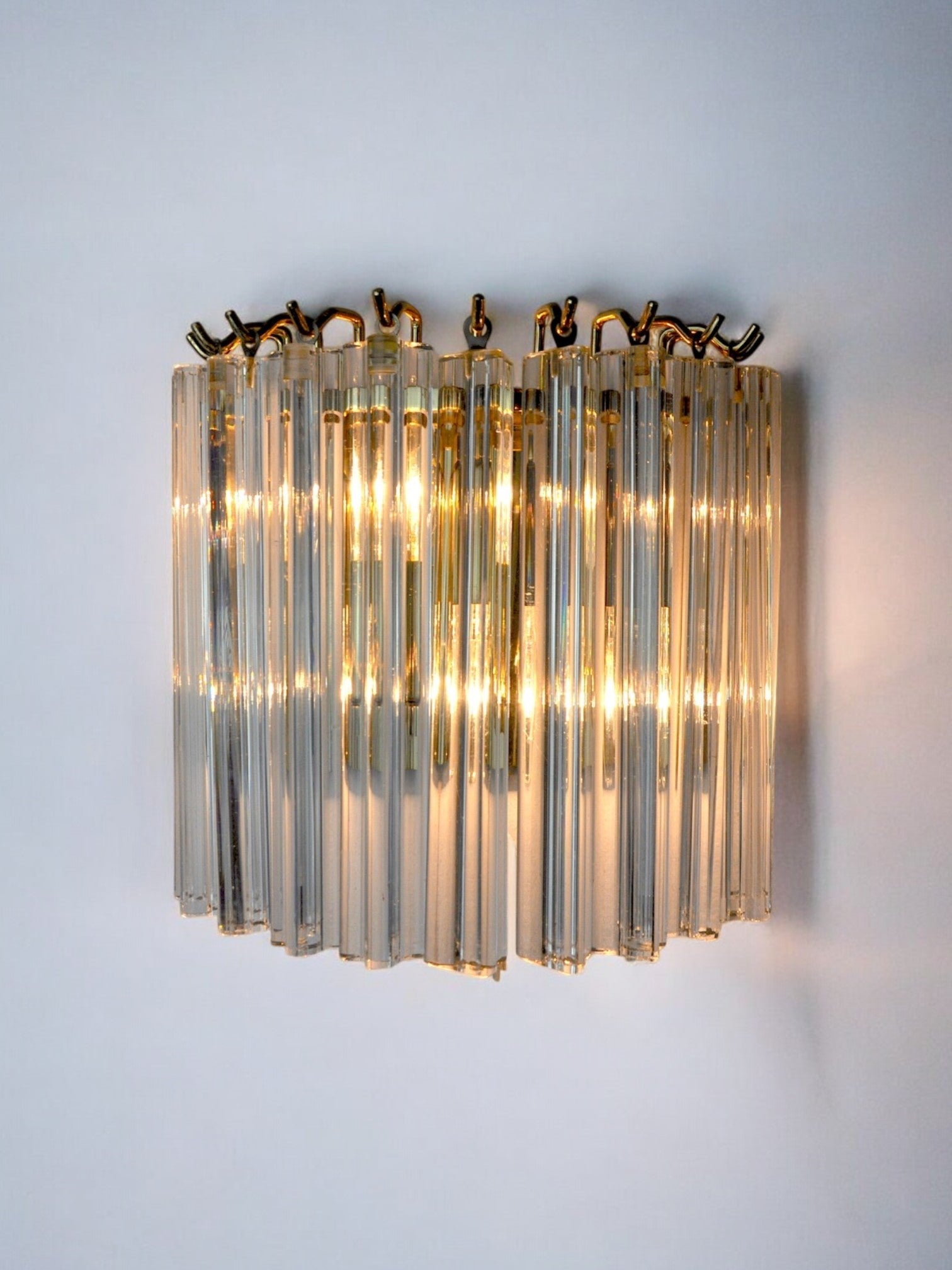 Triedri Venini sconce, Italy, 1970s