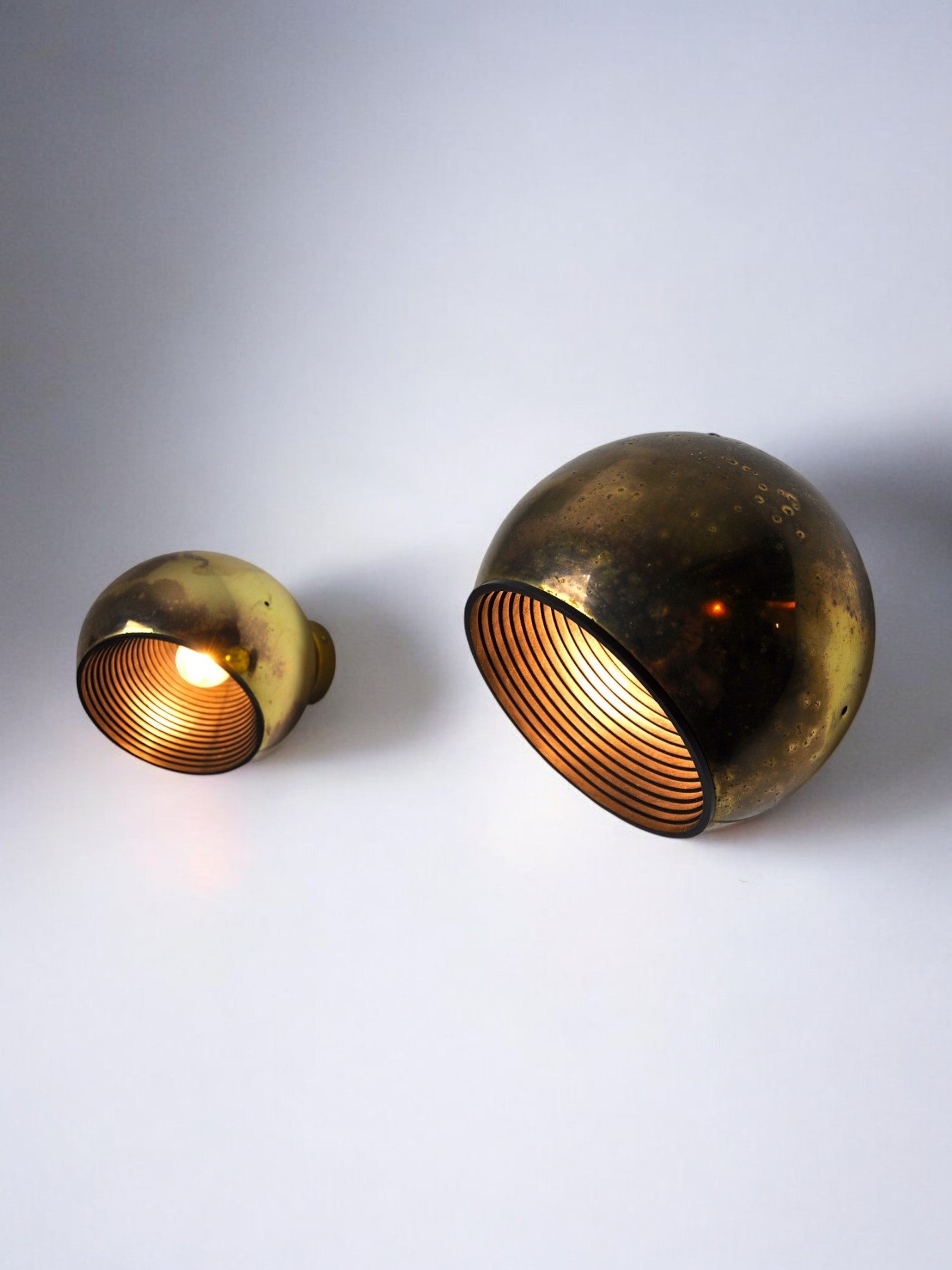 Pair of Space-age sconces from Fase, Spain, 1970s