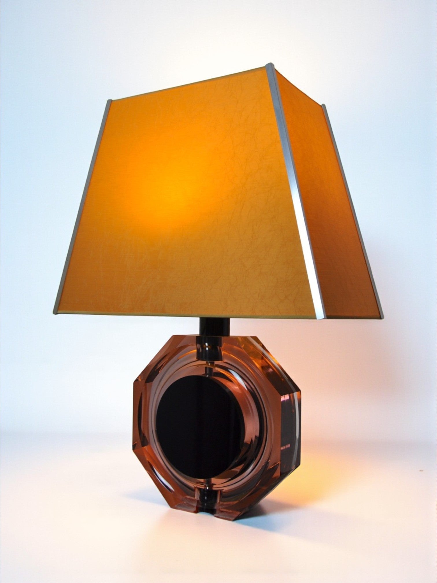 Felice Antonio Botta Lucite lamp, Italy, 1970s