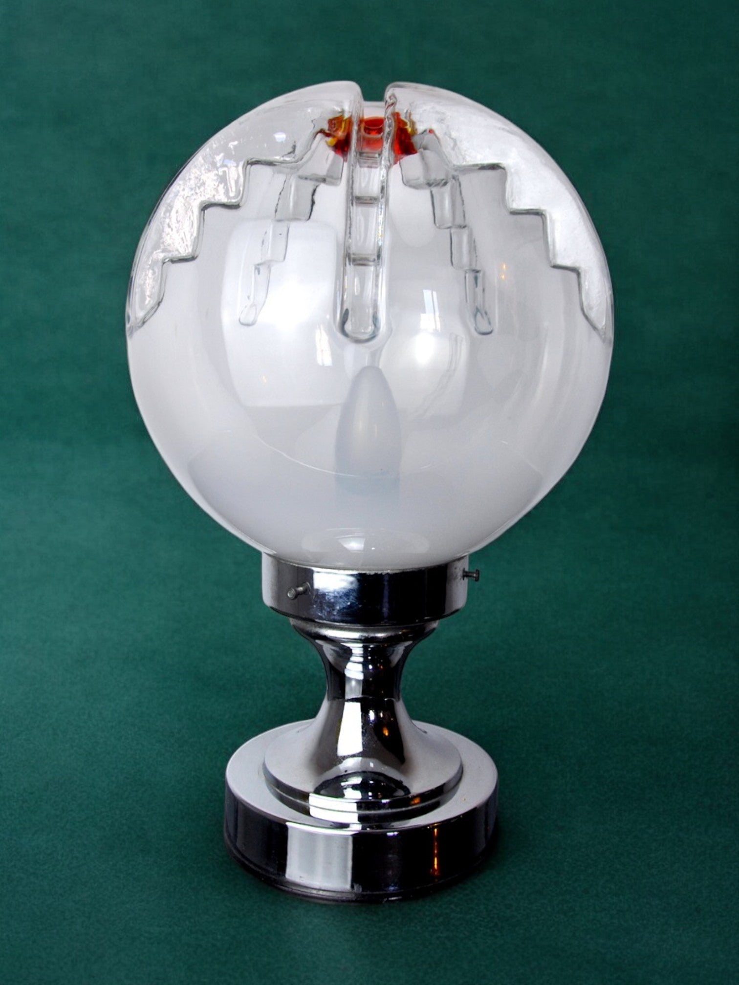 Mazzega XXL Two-Tone Lamp, Murano, Italy, 1970