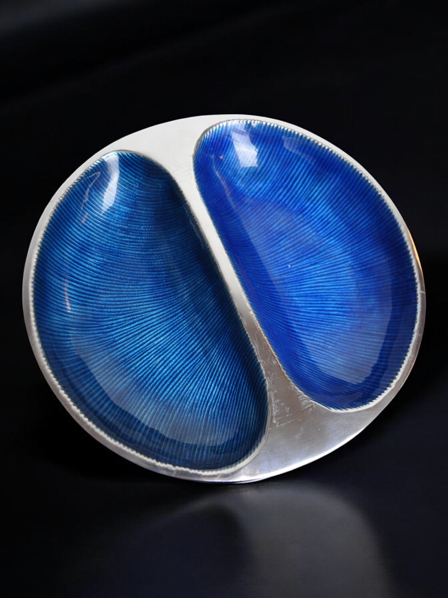 Enamelled brutalist centerpiece by david marshall, 1980, spain