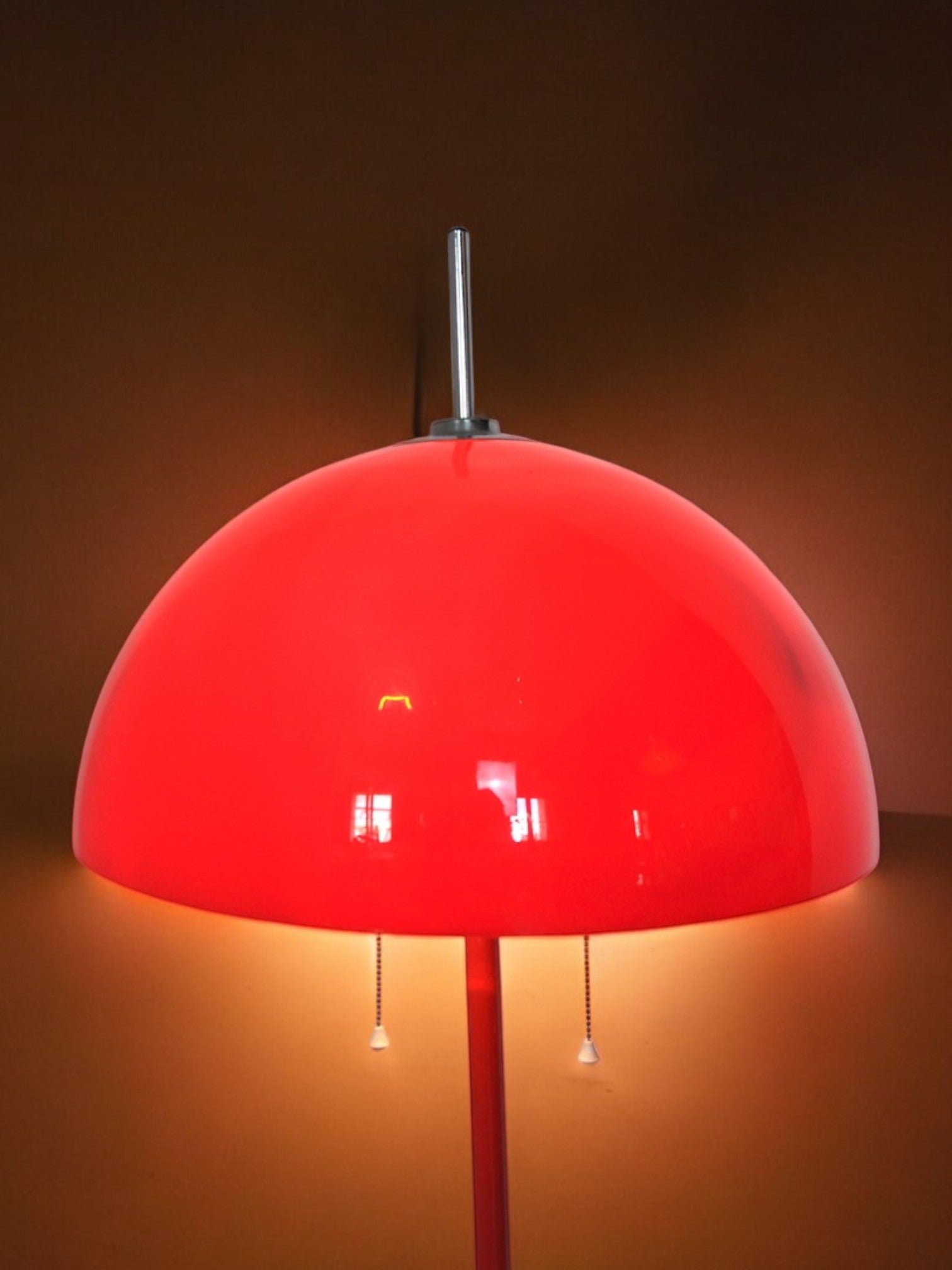 mushroom floor lamp 1970, Adjustable height