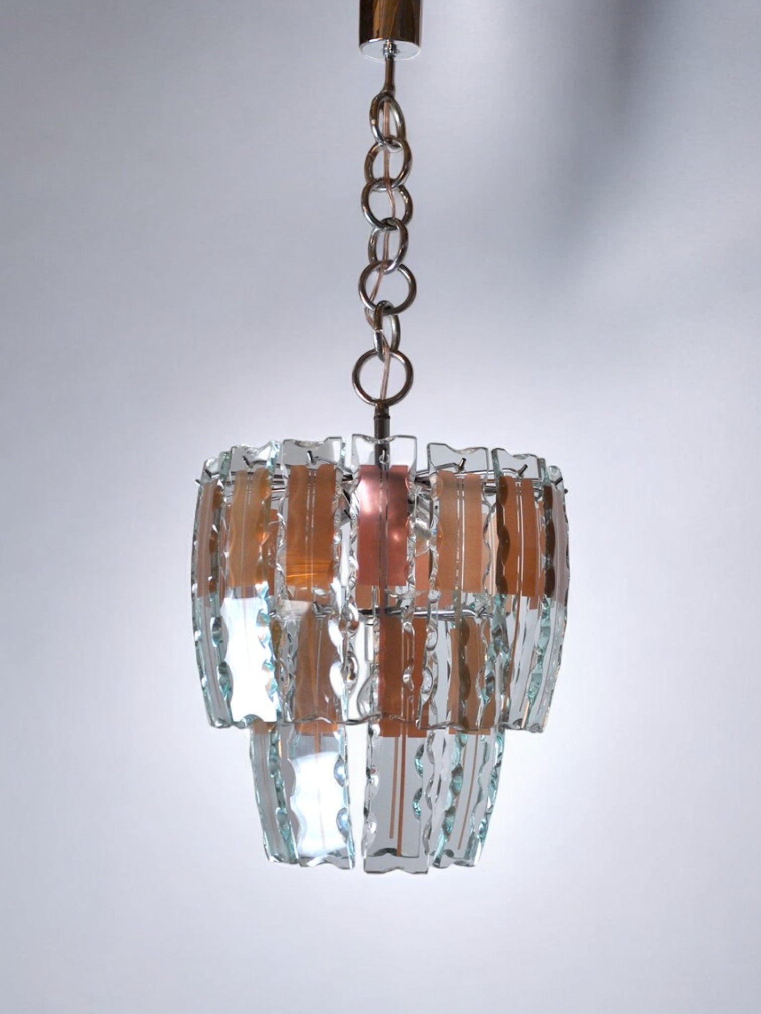 Veca chandelier, Murano glass, Italy 1970