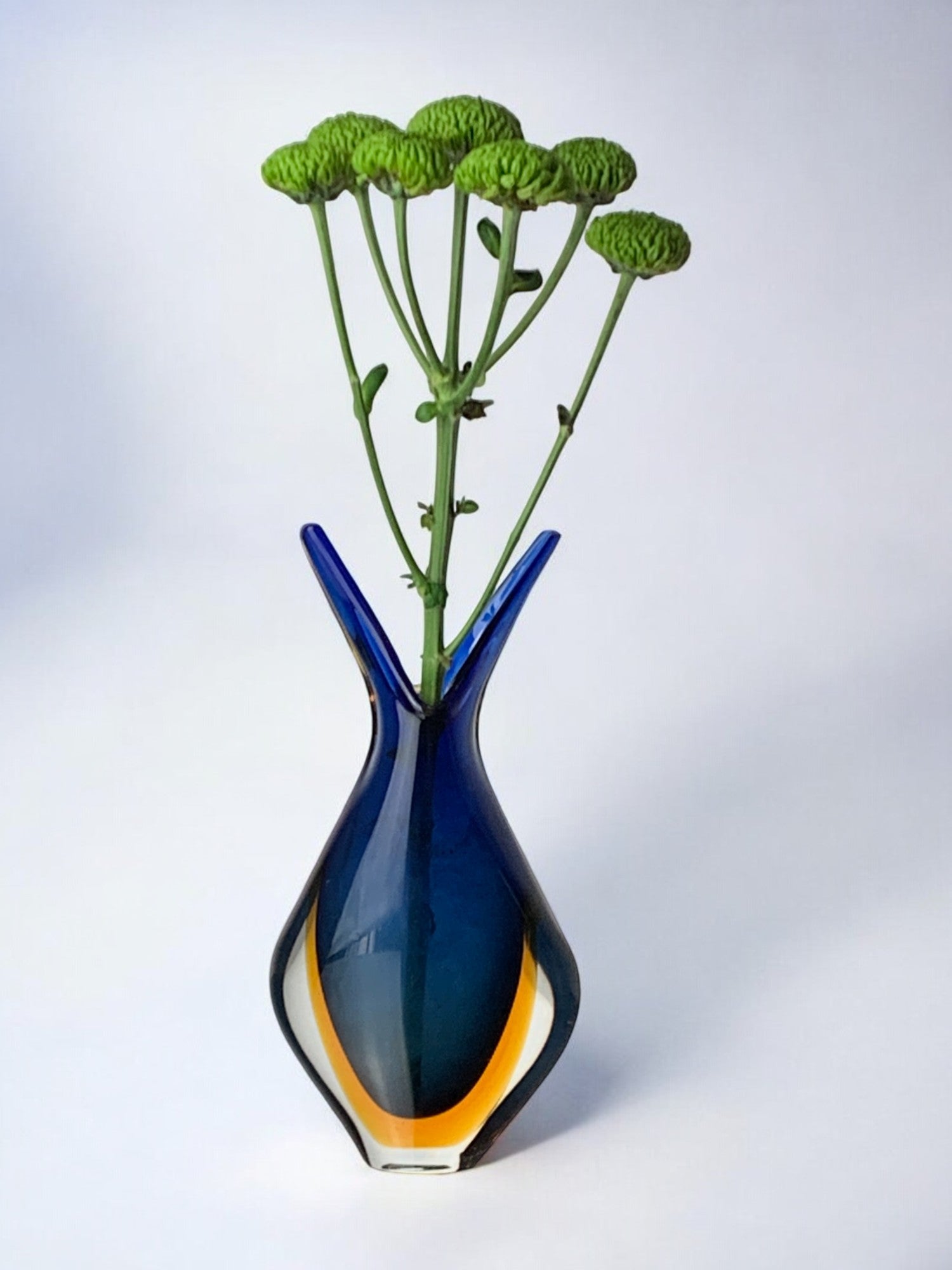 Murano glass "Fish" vase by Flavio Poli, Murano, Italy, 1970s