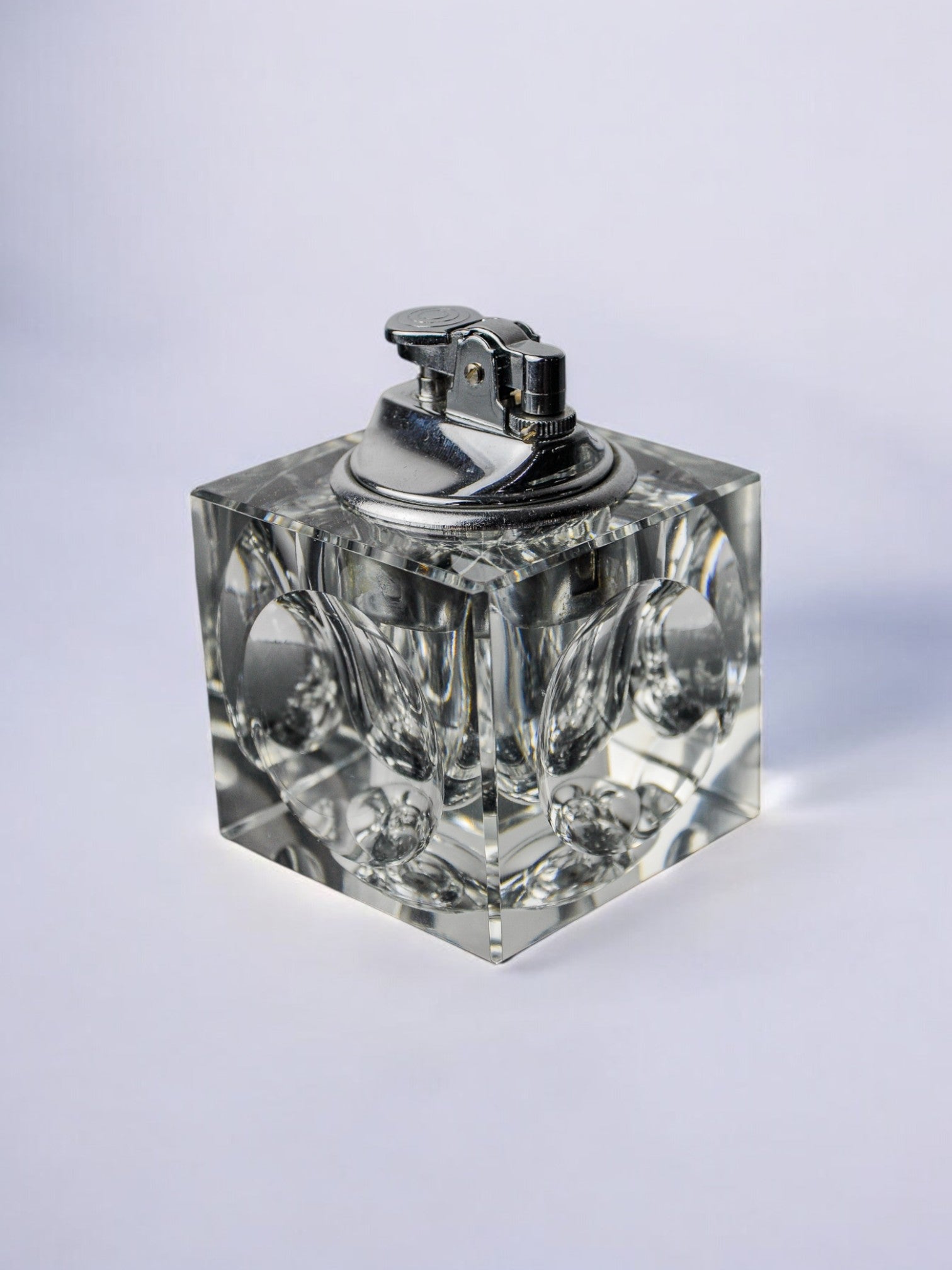 Ice cube lighter by Antonio Imperatore, murano glass, Italy, 1970