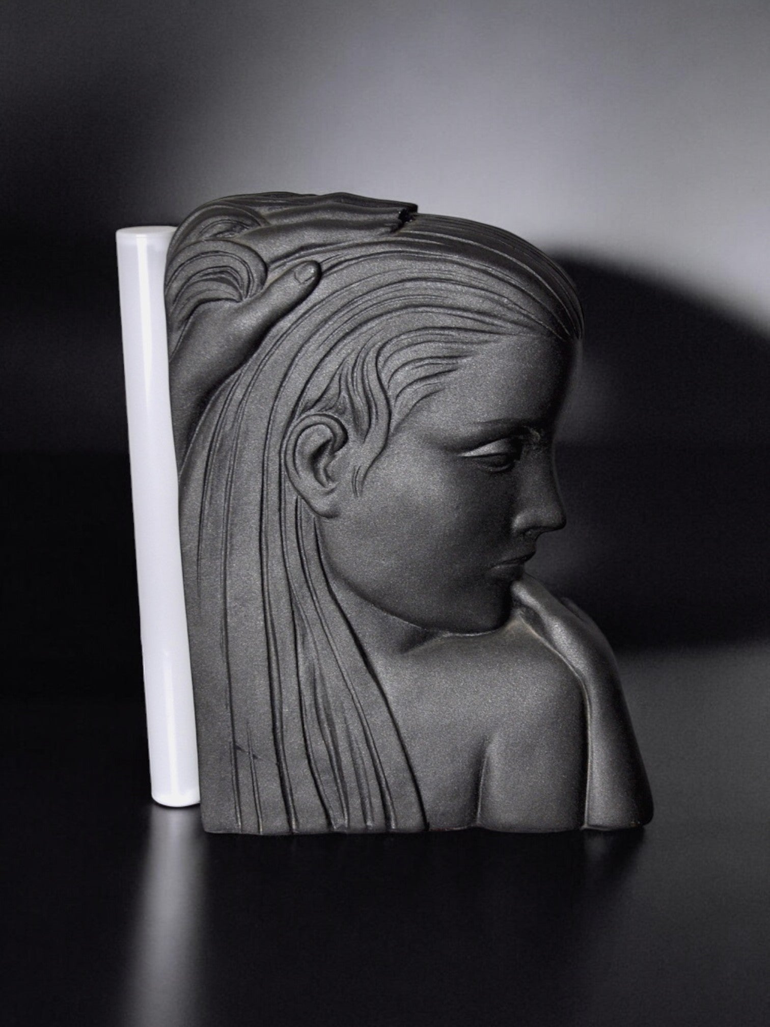 Woman Bust Table Lamp, France, 1970