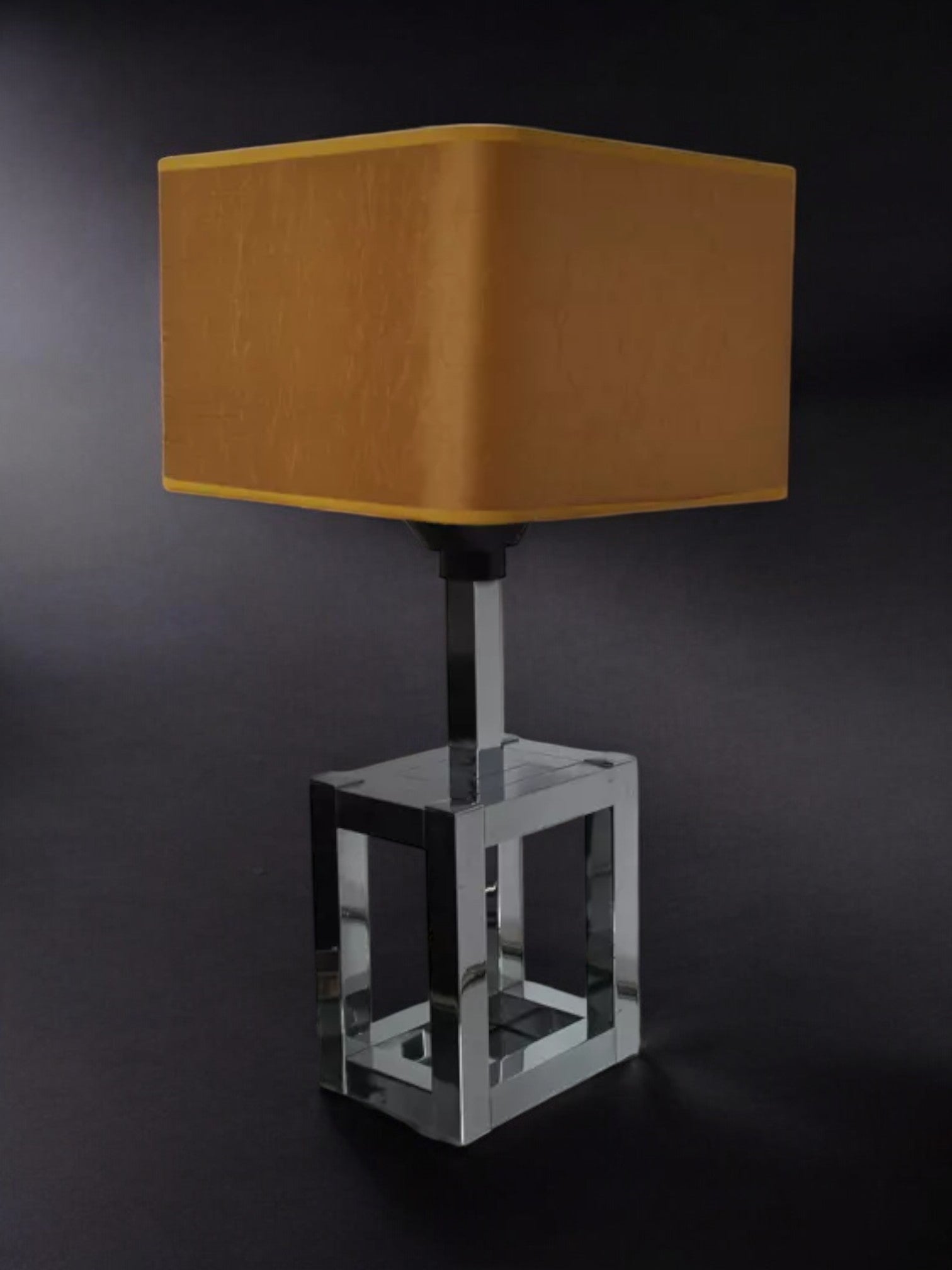 1970 Willy Rizzo Cubic Table Lamp for Lumica, Italy