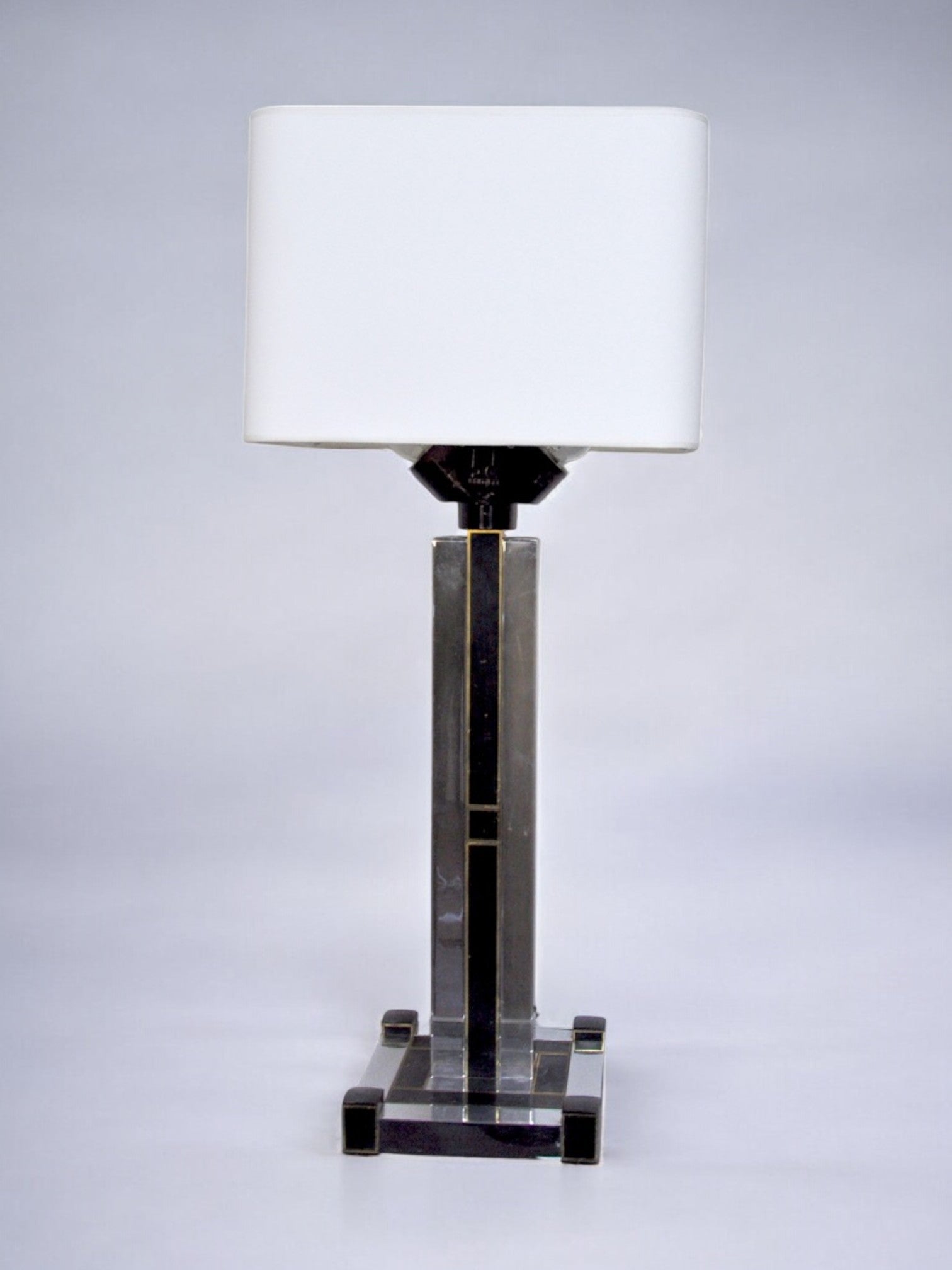Bd Lumica Regency Cubic Table Lamp, Italy, 1980