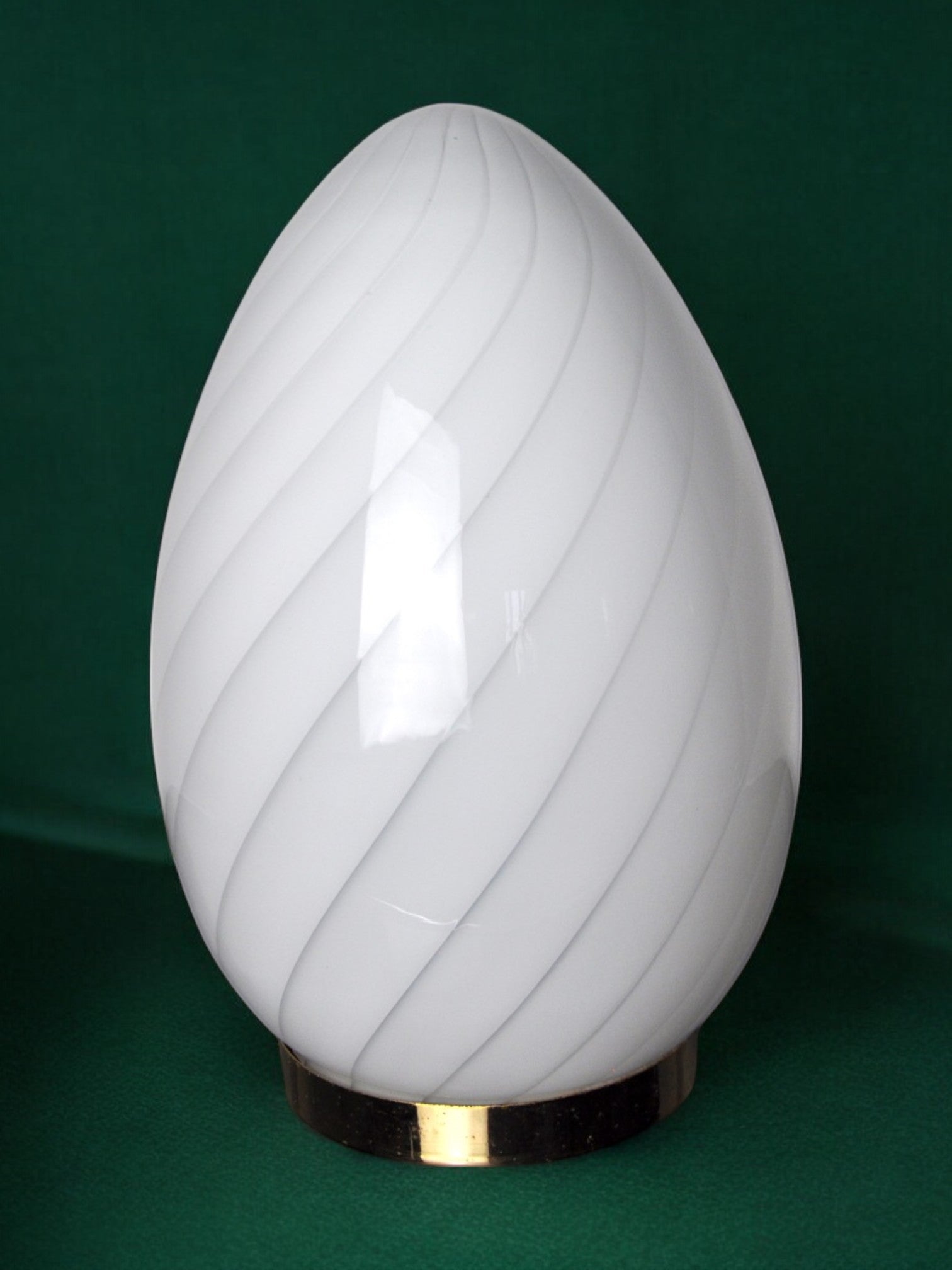 Murano Blown Glass Egg Lamp, Italy, 1970
