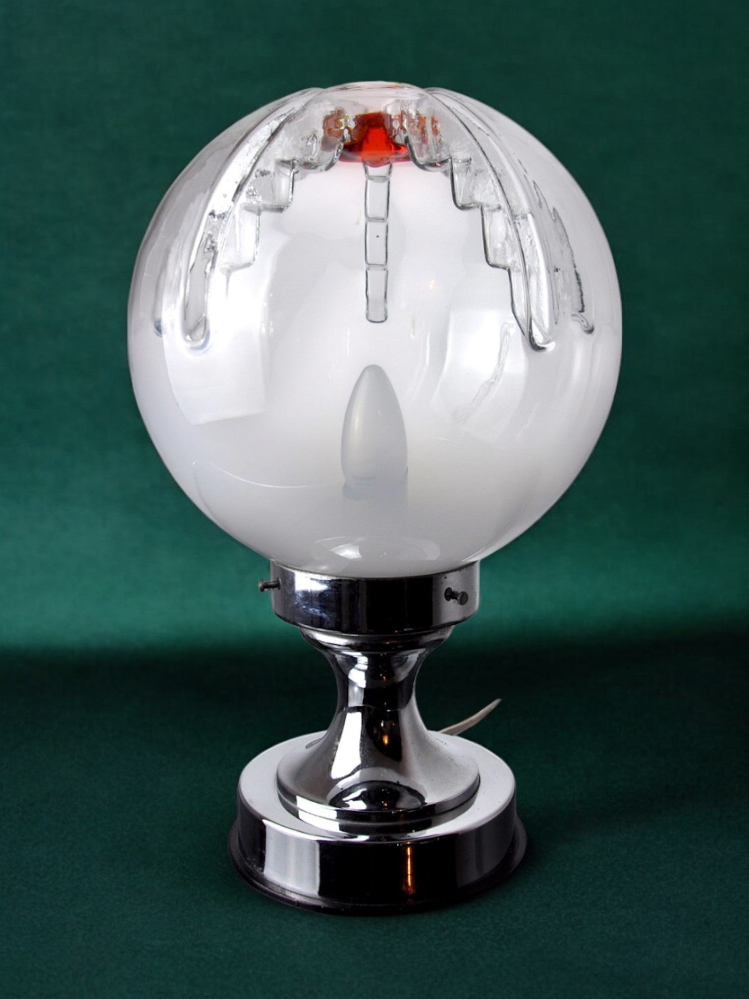 Mazzega XXL Two-Tone Lamp, Murano, Italy, 1970