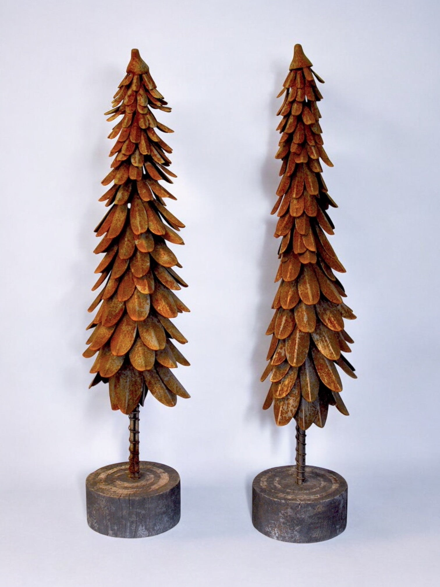 Large Vintage Mushroom Sculptures, 1970, Italy, Set of 2