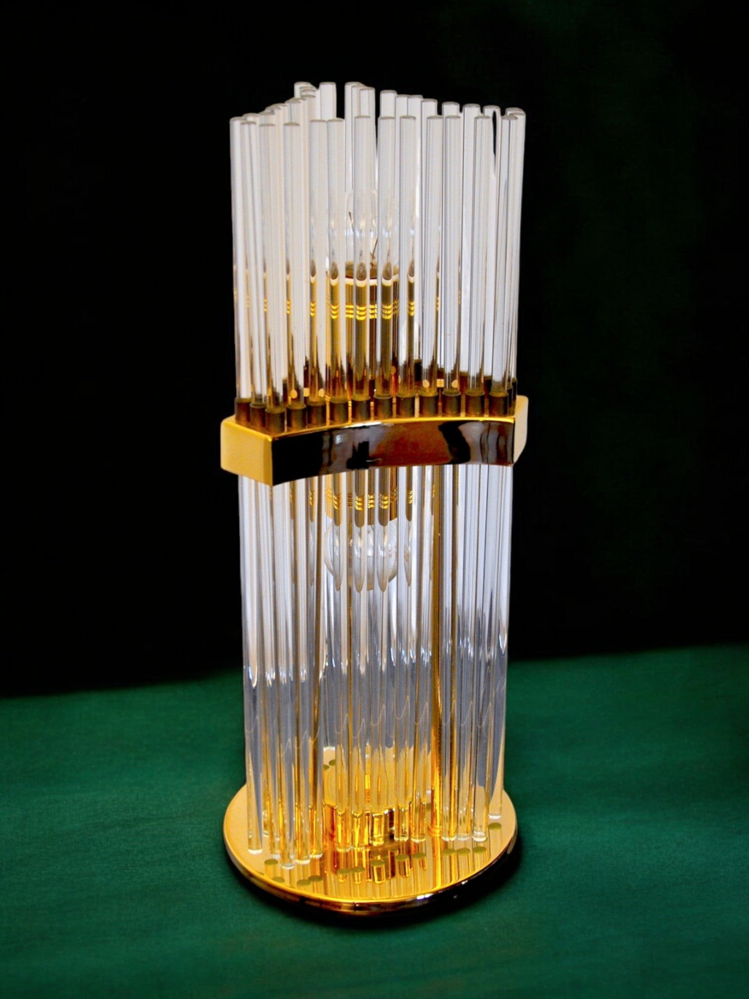 Sciolari tubular table lamp for Lightolier, 1970, Italy