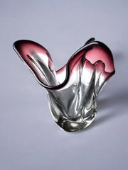 Purple seguso vase in murano glass, italy, 1960