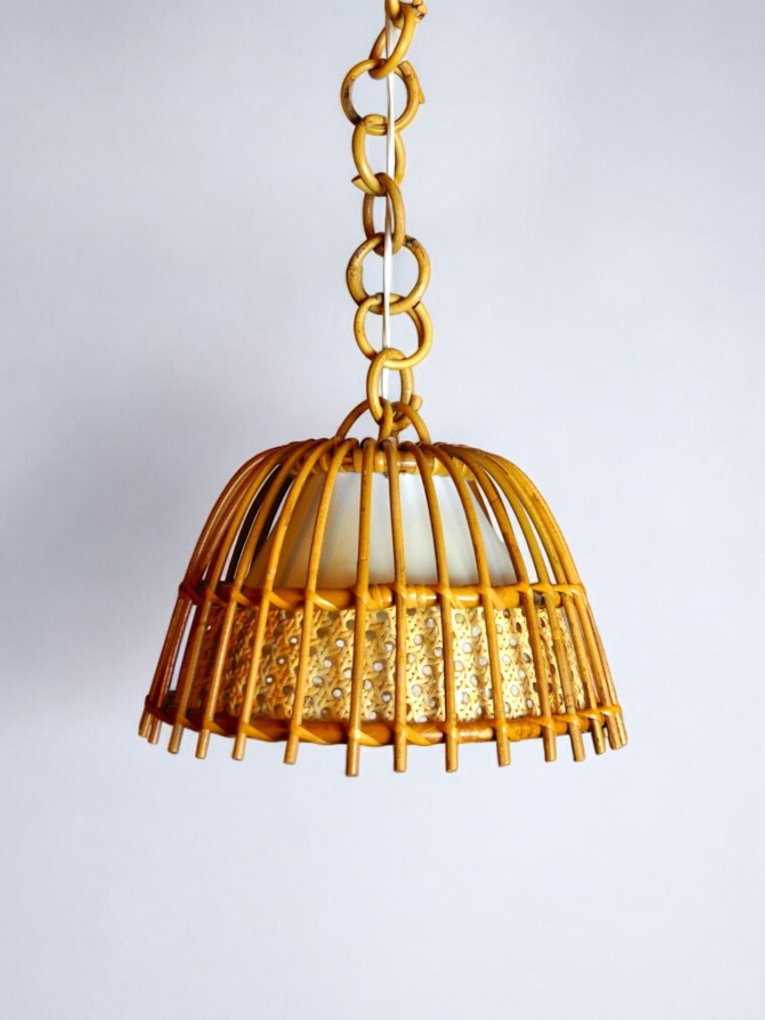 Rattan suspension, France, 1960