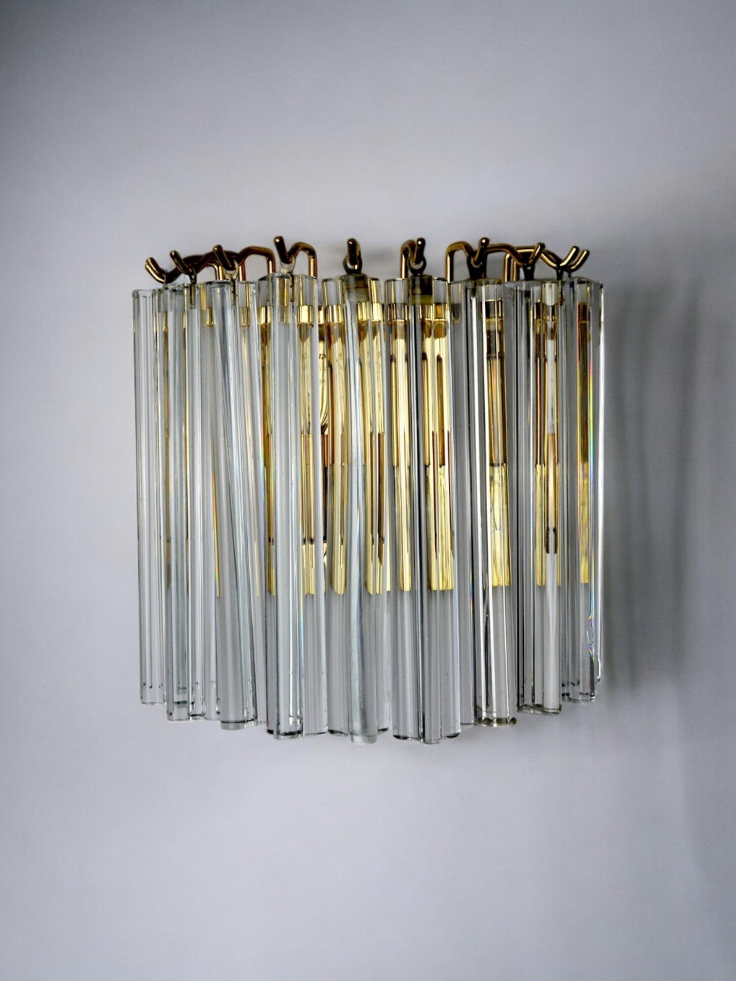 Triedri Venini sconce, Italy, 1970s