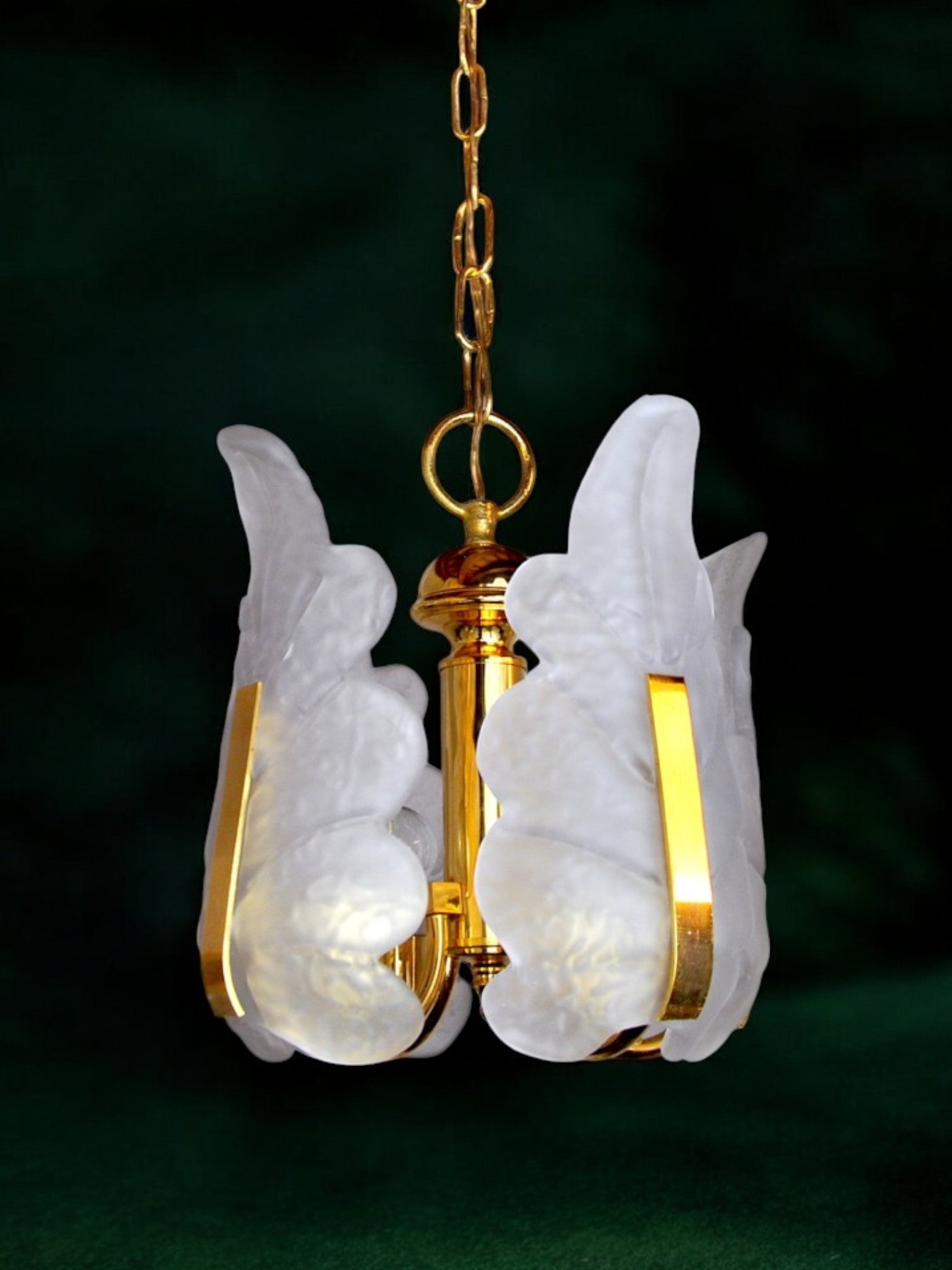 Leaf chandelier by Carl Fagerlund, Murano glass, Germany, 1970