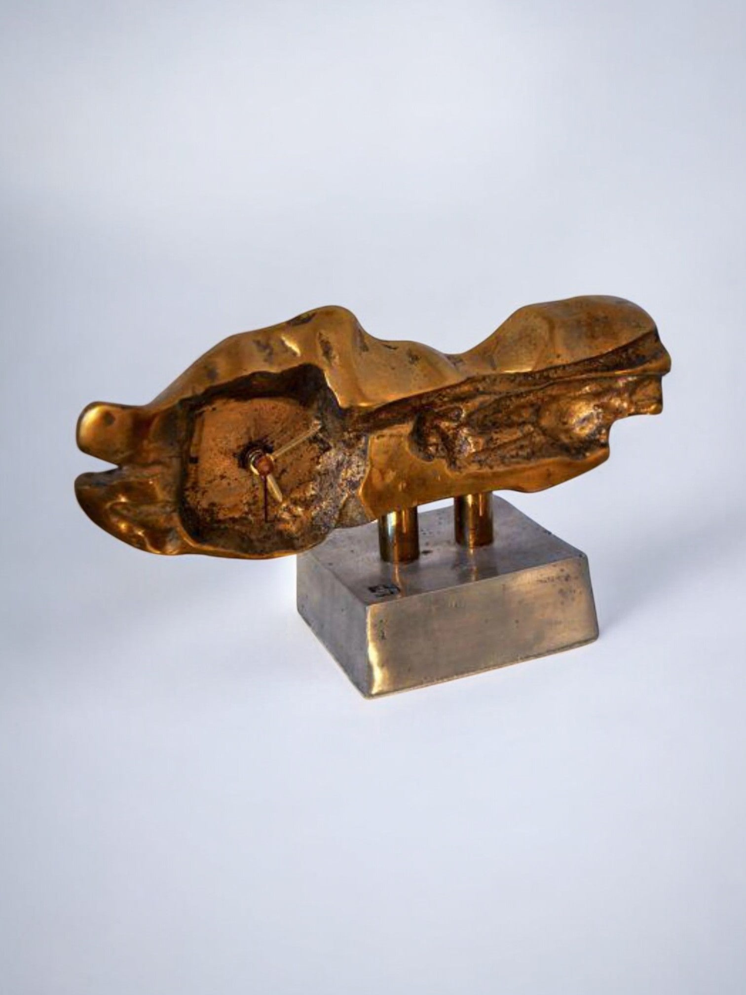 David Marshall Brutalist Clock, Spain, 1970