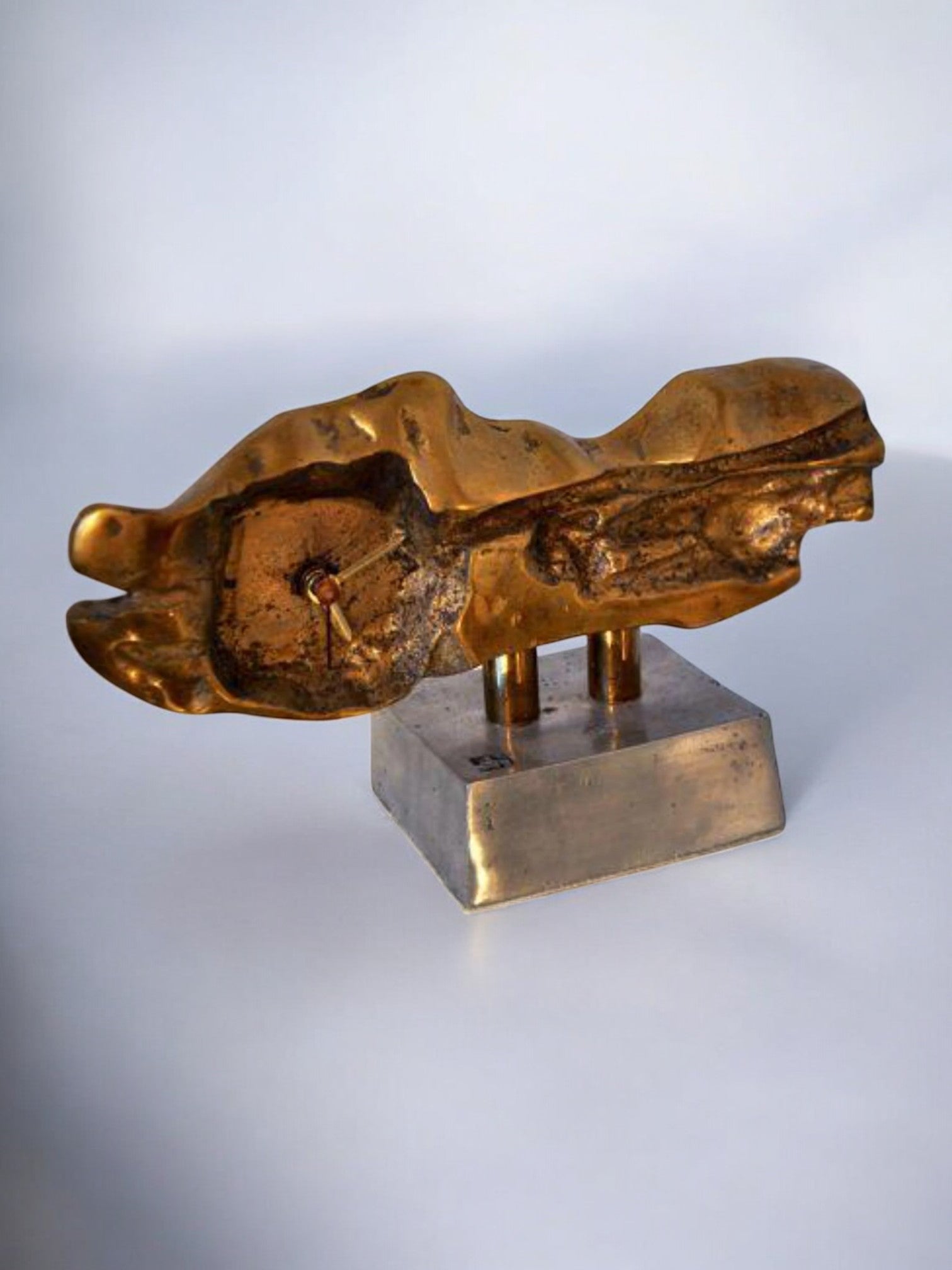 David Marshall Brutalist Clock, Spain, 1970