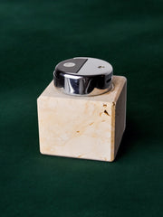 Brutalist lighter by Fratelli Mannelli, travertine, Italy, 1970