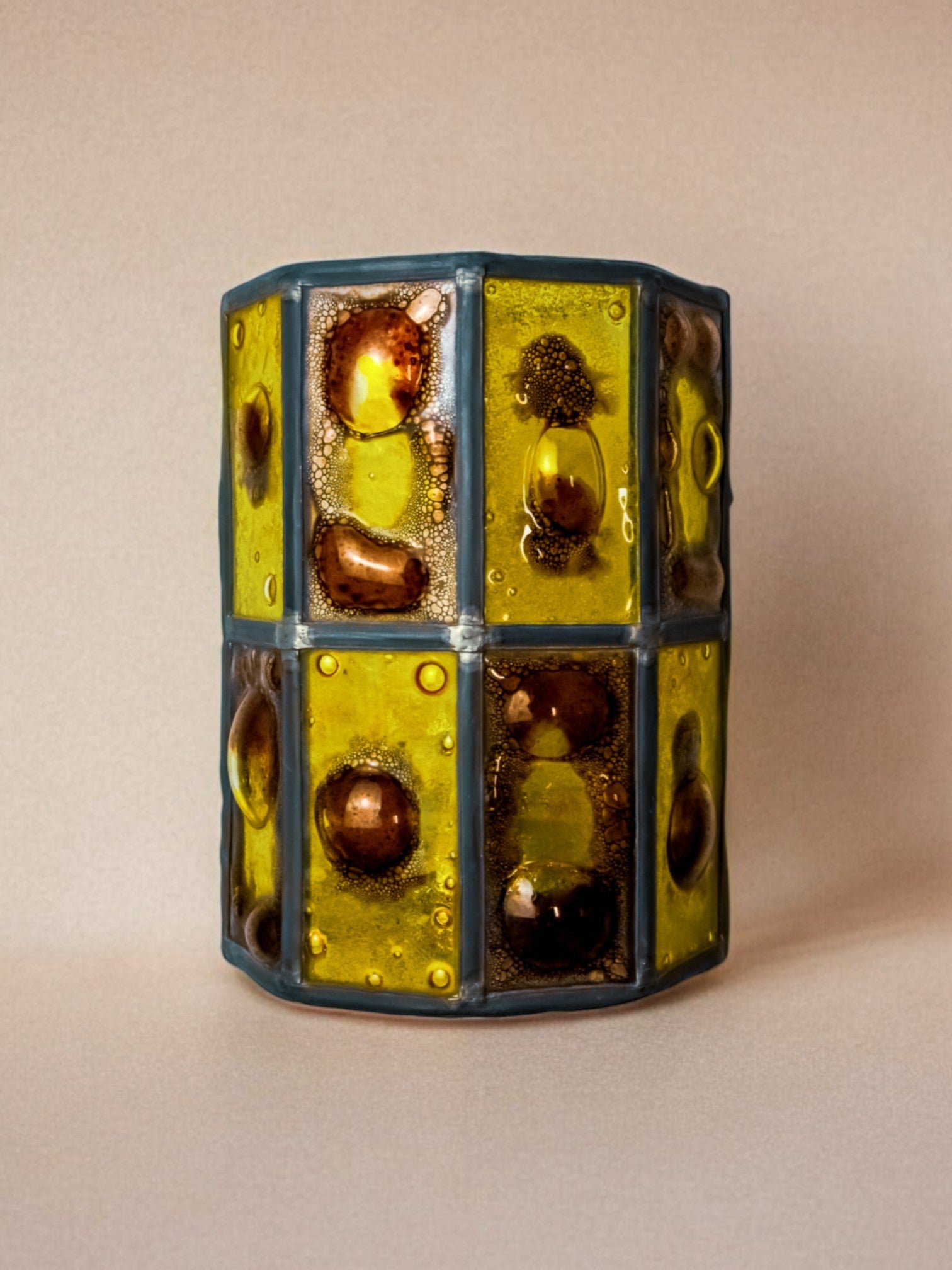 Brutalist wall lamp by Felipe Derflingher for Feders, blown glass, 1960, Mexico