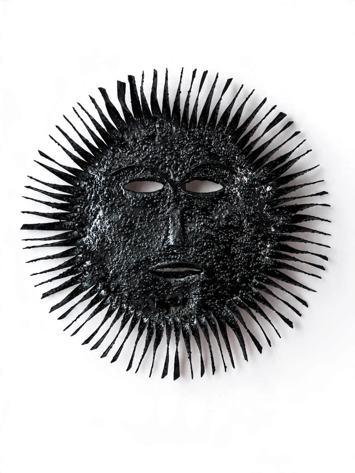 Brutalist XL sun light, popular art, Spain, 1970