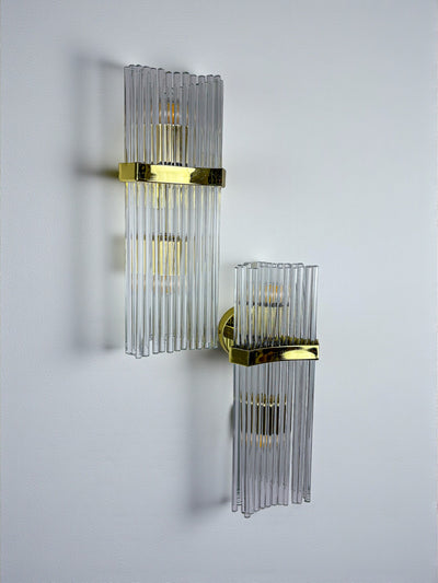 Pair of wall lights from Sciolari for Lightolier, Italy, Circa 1970's