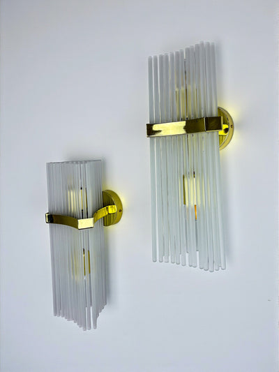 Pair of wall lights from Sciolari for Lightolier, Circa 1970, Italy