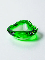 Sommerso ashtray by Seguso, Murano glass, Italy, 1970