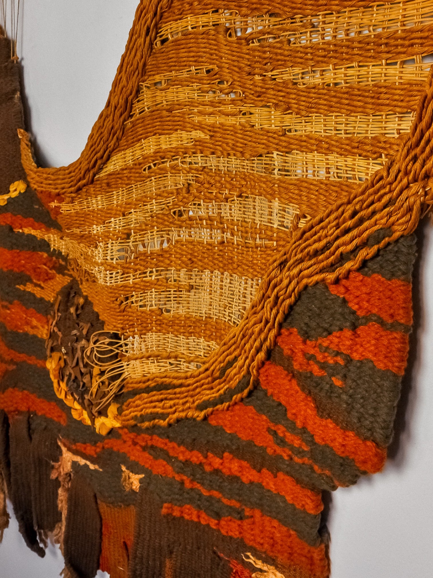 Maria Asuncion Raventos macrame tapestry, Spain, 1970s