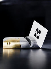 Brutalist card holder by Arte3, 1980, Spain