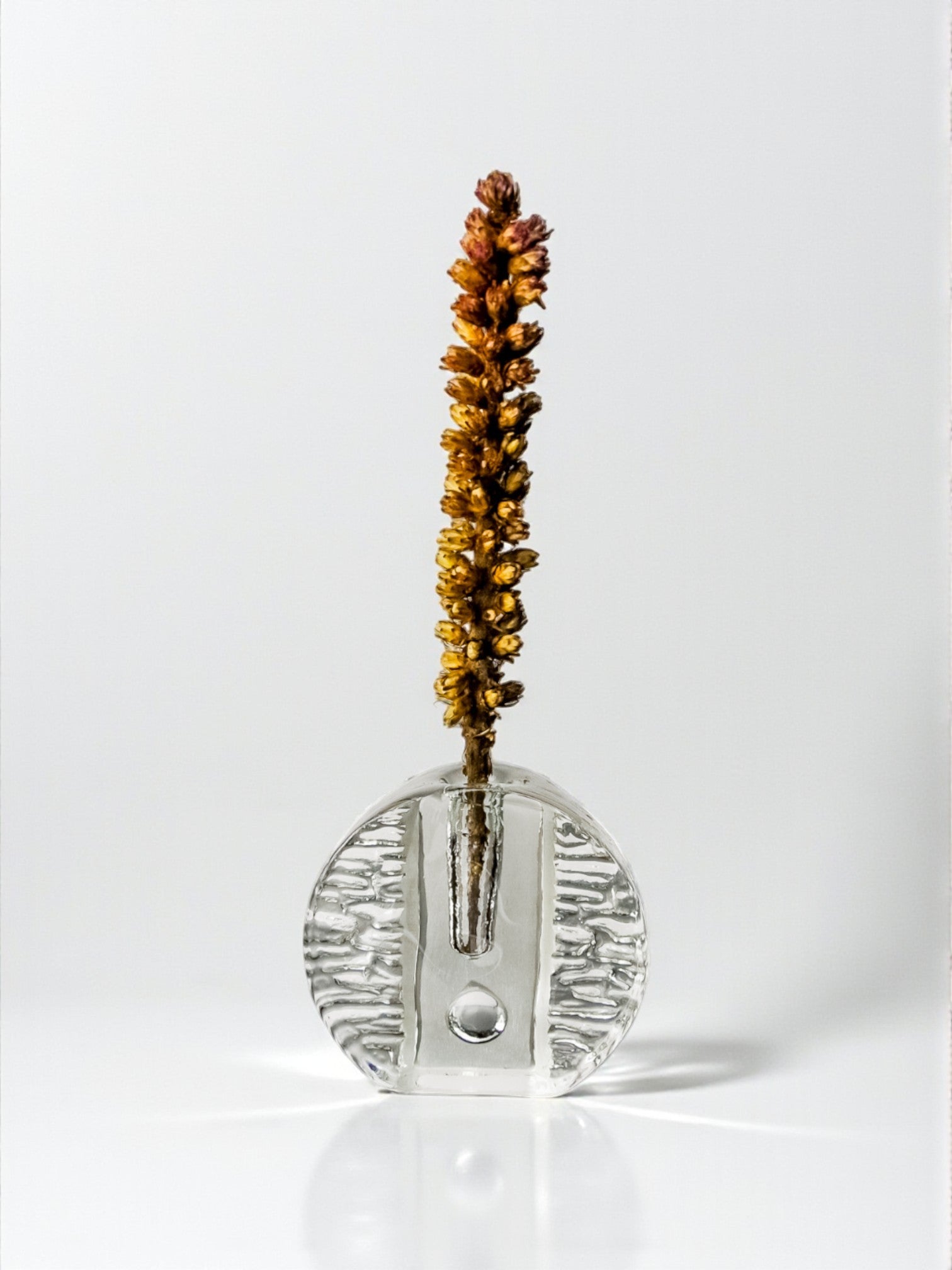 Walther Glass Bullseye Vase by Heiner Düsterhaus, Germany, 1970's