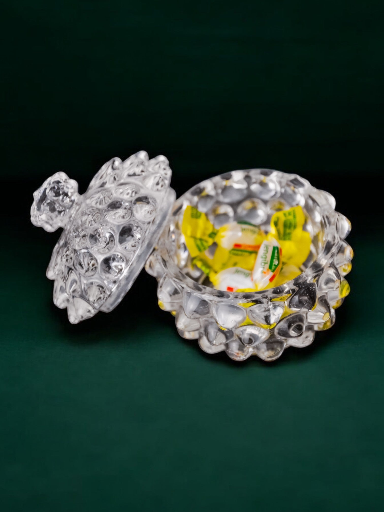 Barovier & Toso sweet box, Rostrato Murano glass, Italy, 1960's